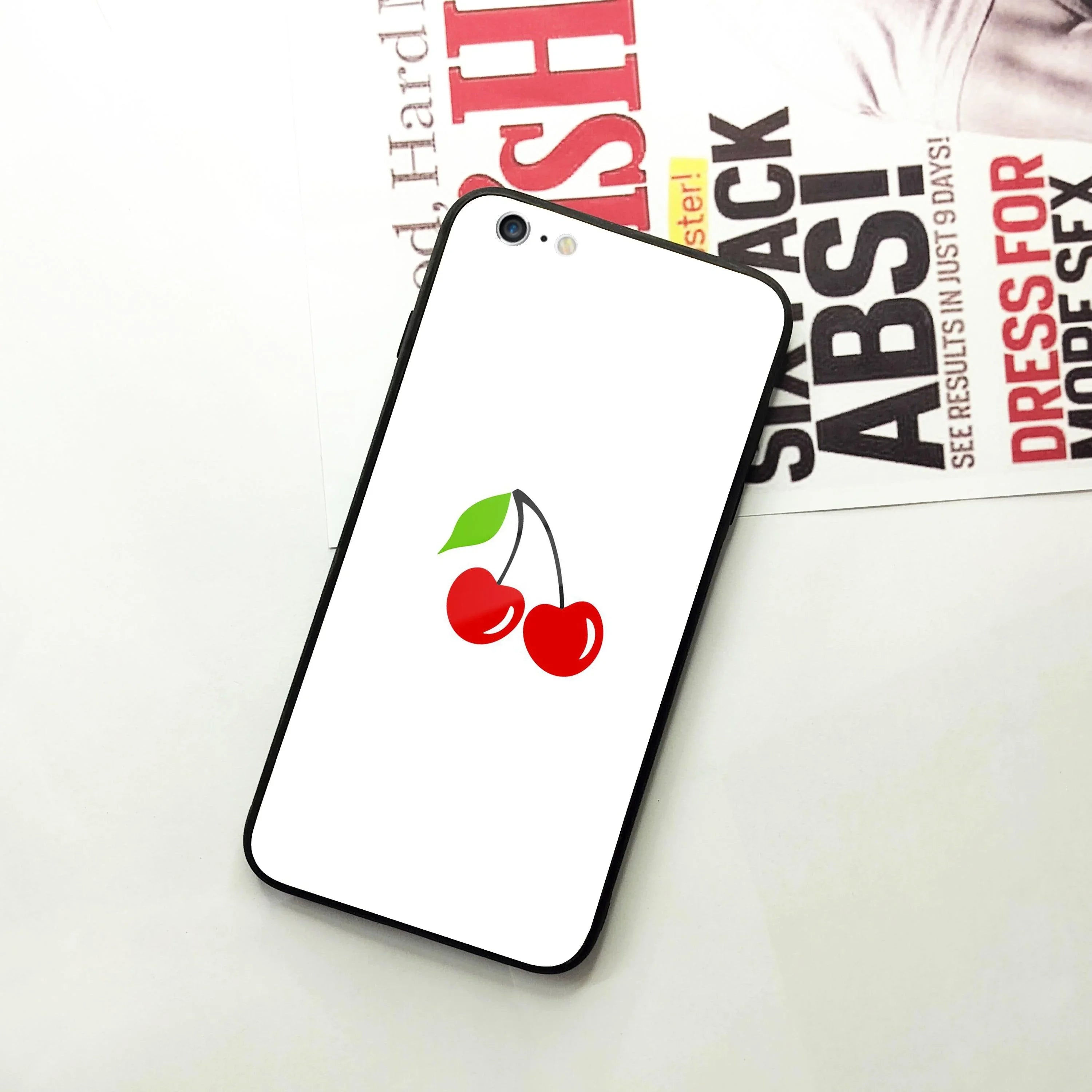 Cherry Glass Case Cover For iPhone - ShopOnCliQ