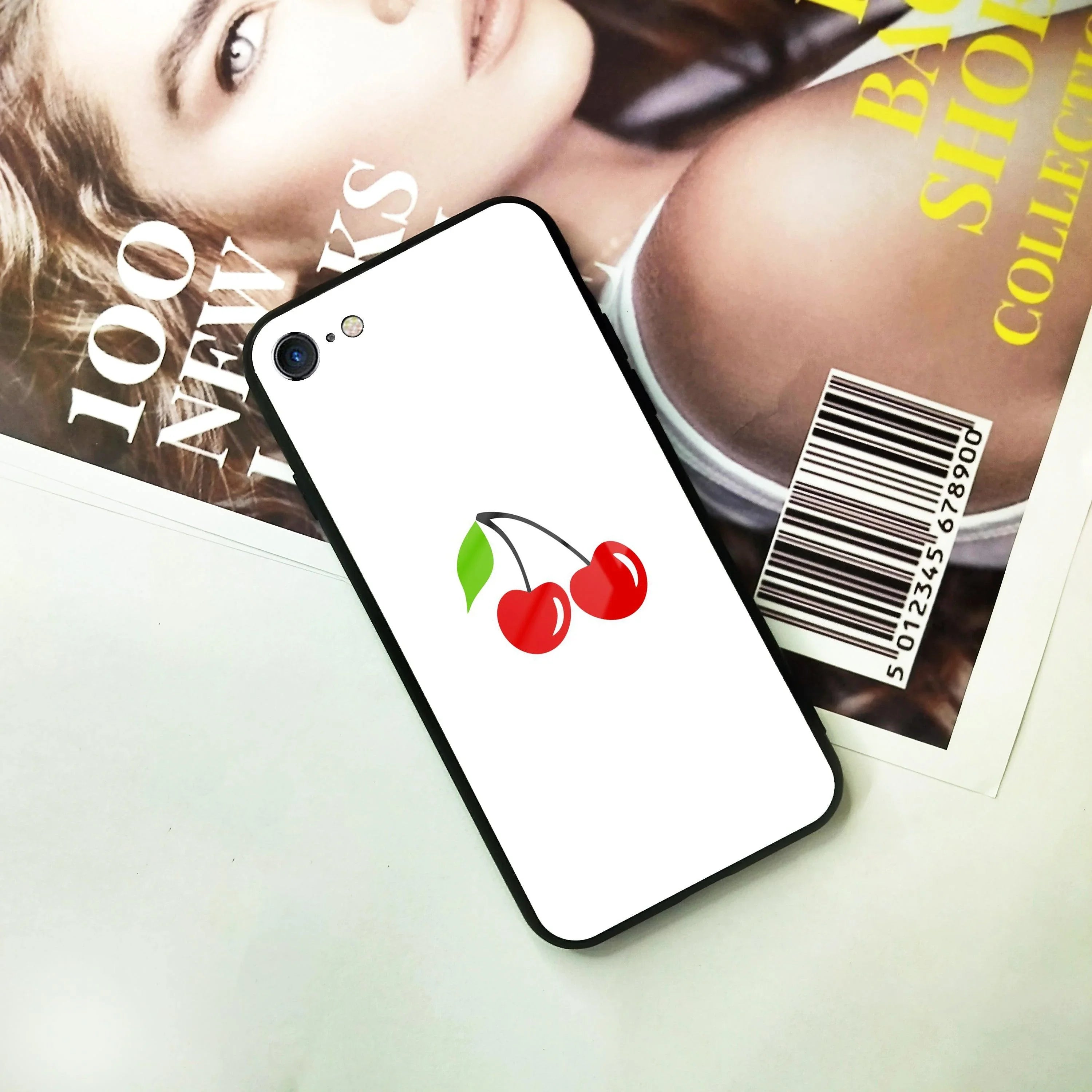 Cherry Glass Case Cover For iPhone - ShopOnCliQ