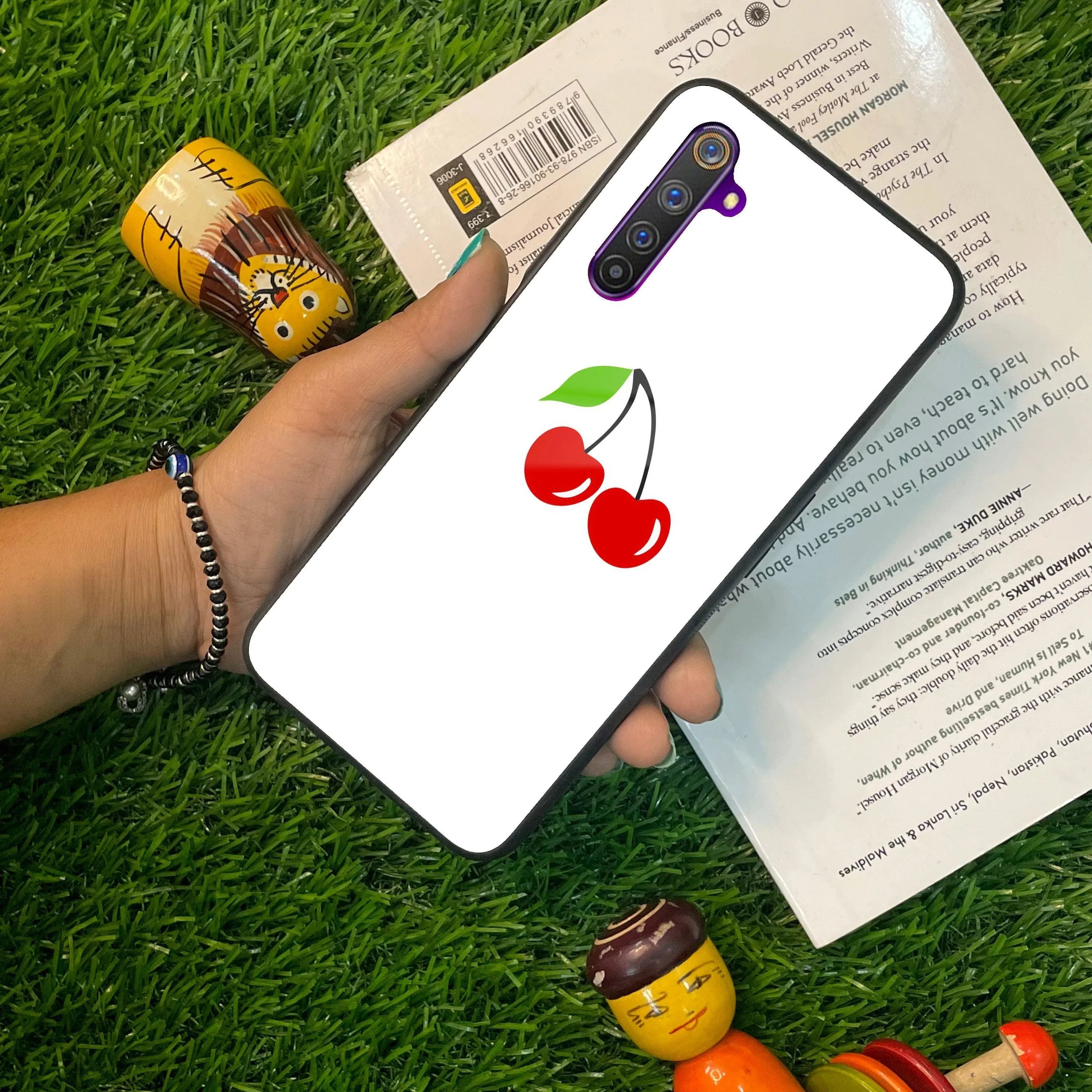 Cherry Glass Case Cover For Realme/Narzo - ShopOnCliQ