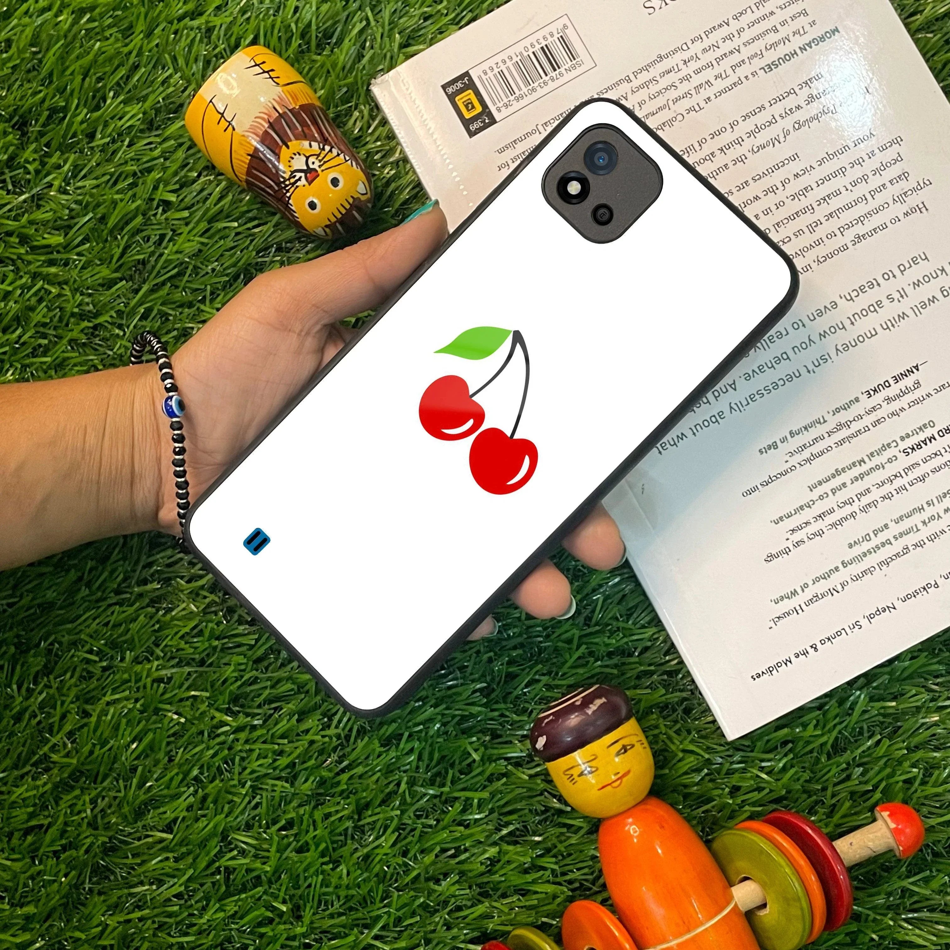 Cherry Glass Case Cover For Realme/Narzo - ShopOnCliQ