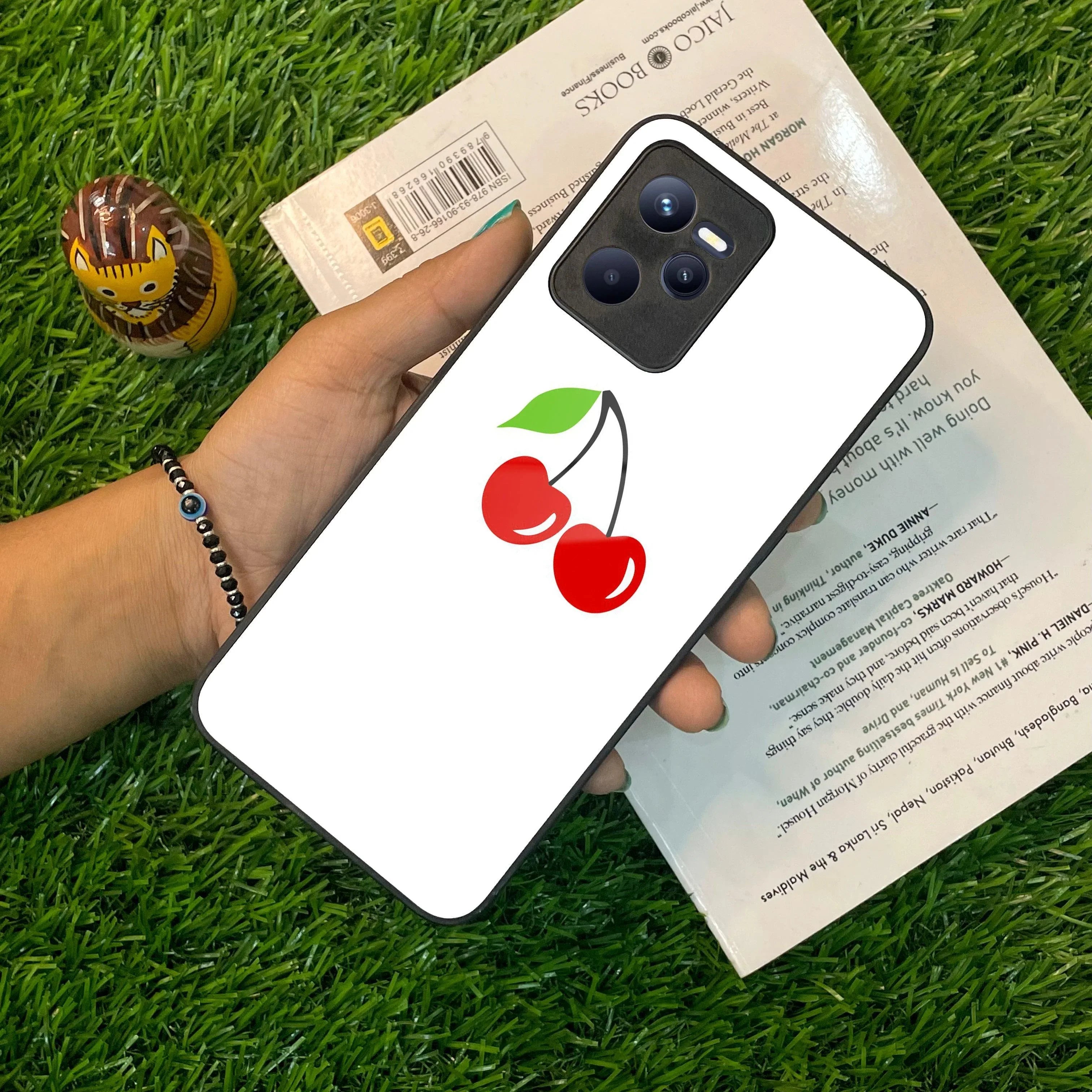 Cherry Glass Case Cover For Realme/Narzo - ShopOnCliQ