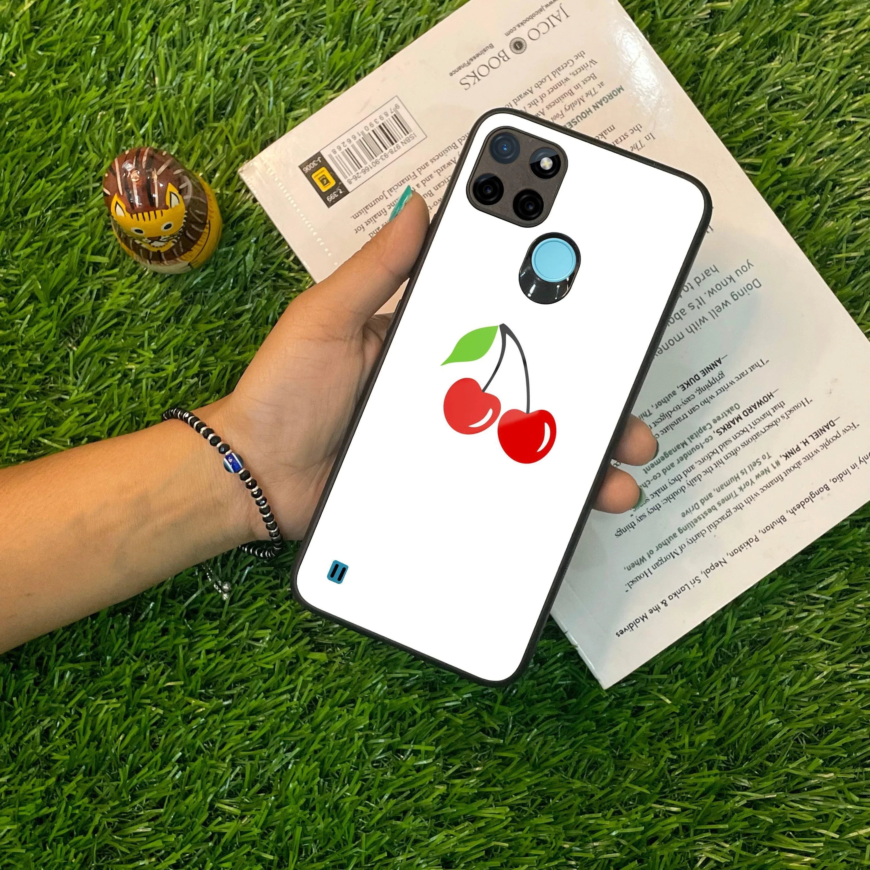 Cherry Glass Case Cover For Realme/Narzo - ShopOnCliQ