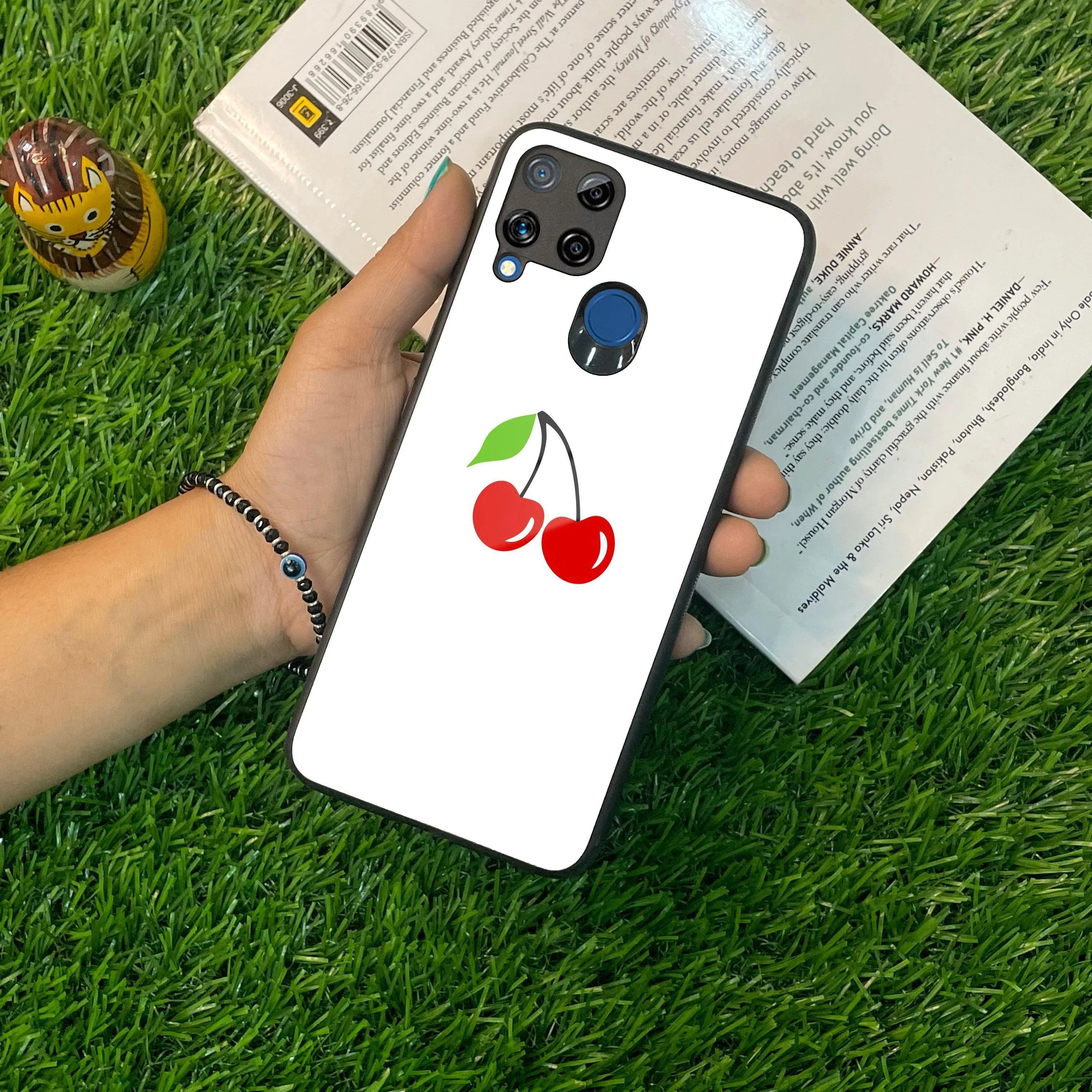 Cherry Glass Case Cover For Realme/Narzo - ShopOnCliQ
