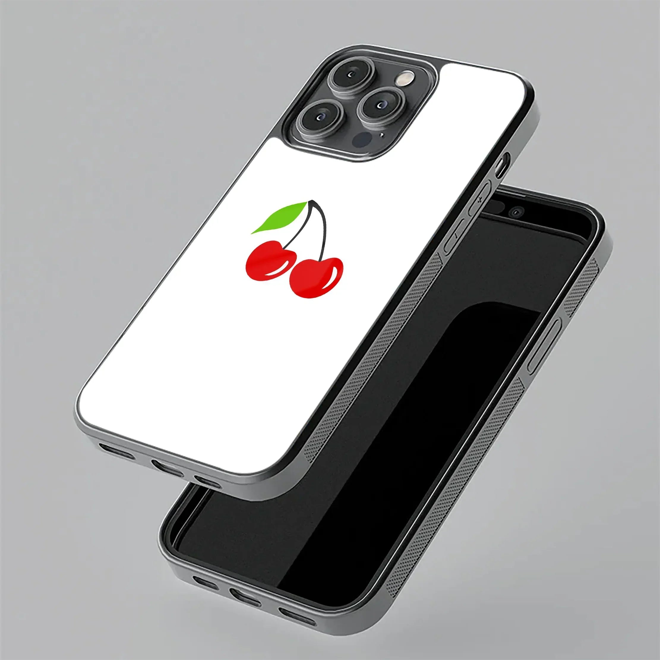 Cherry Glass Case Cover For Motorola - ShopOnCliQ
