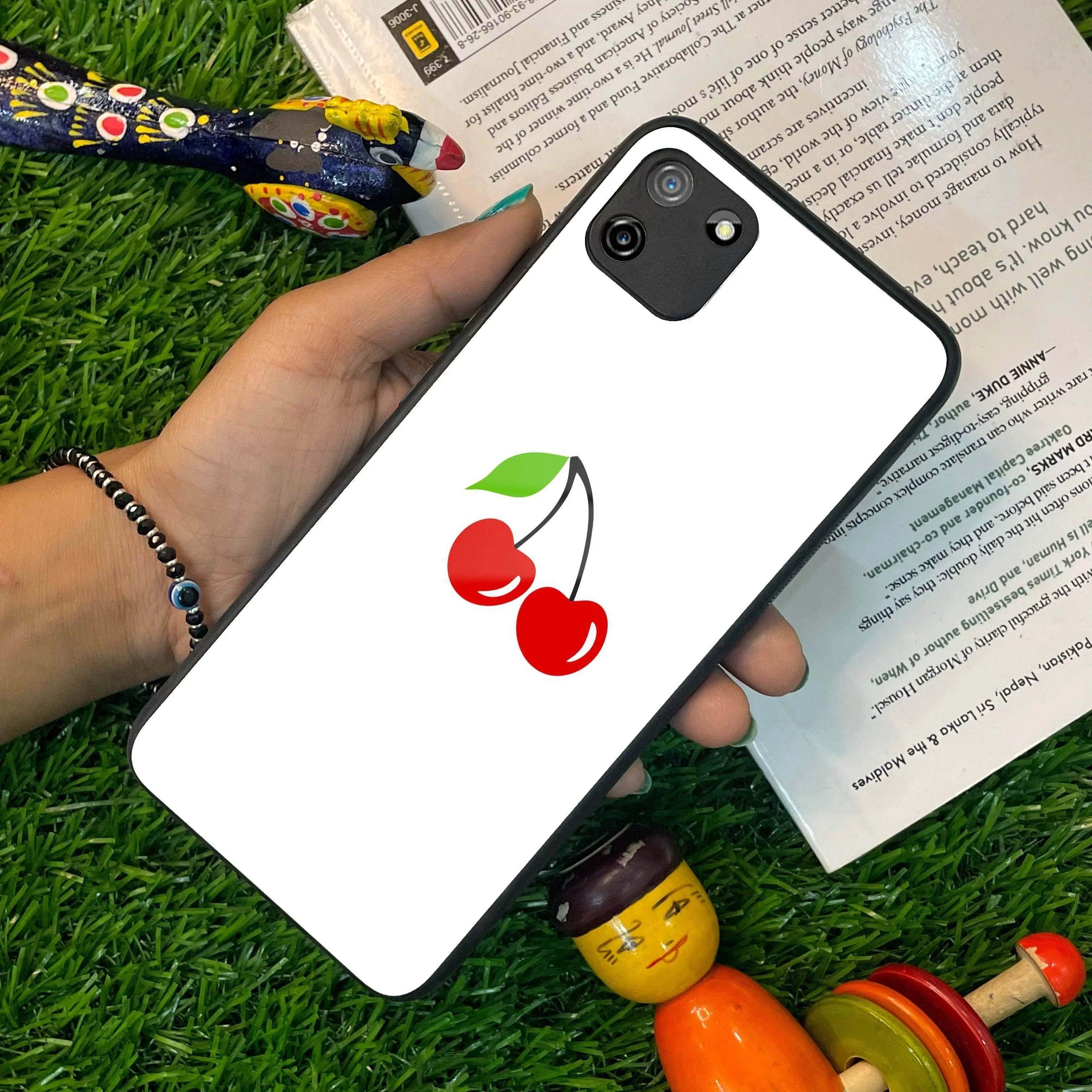 Cherry Glass Case Cover For Realme/Narzo - ShopOnCliQ