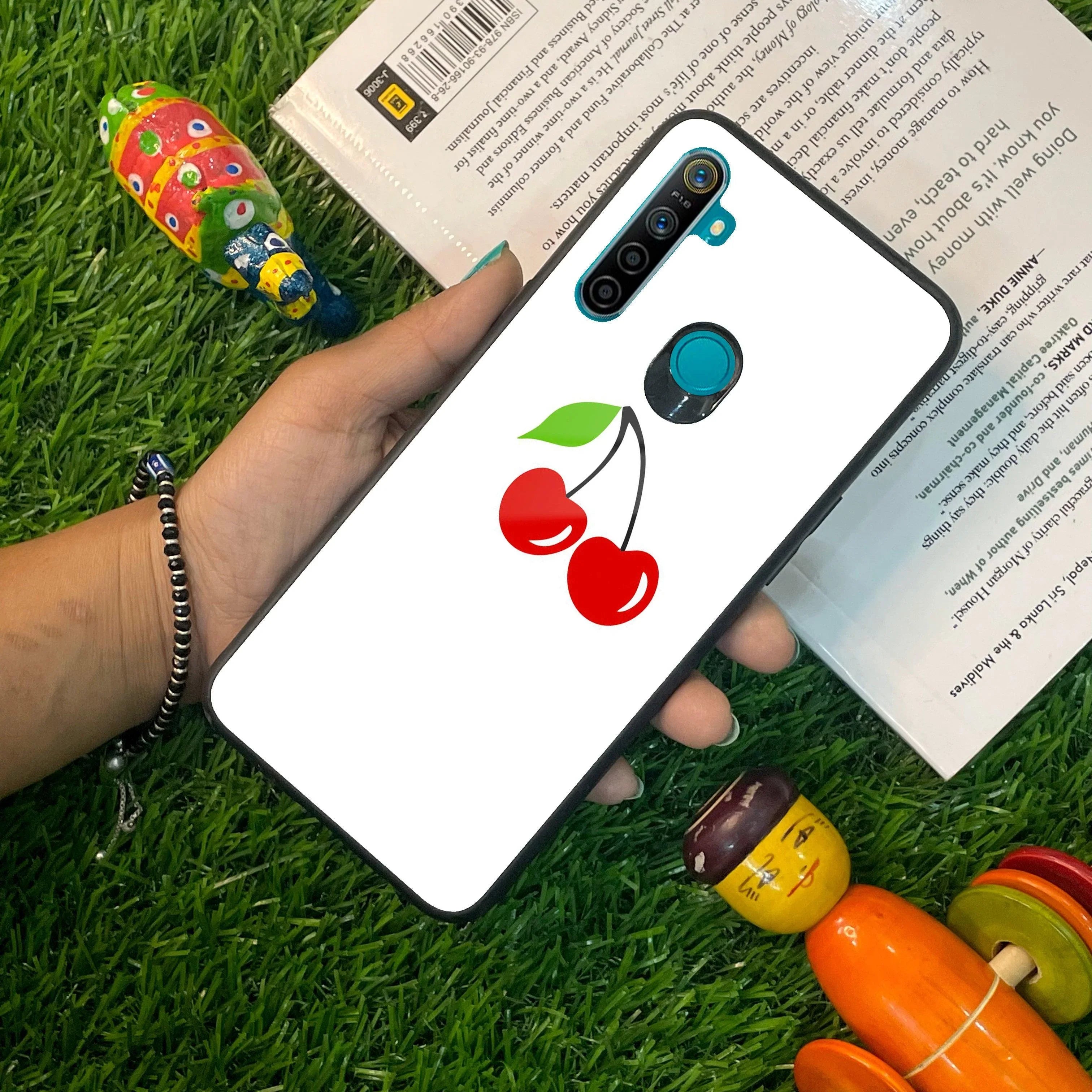Cherry Glass Case Cover For Realme/Narzo - ShopOnCliQ