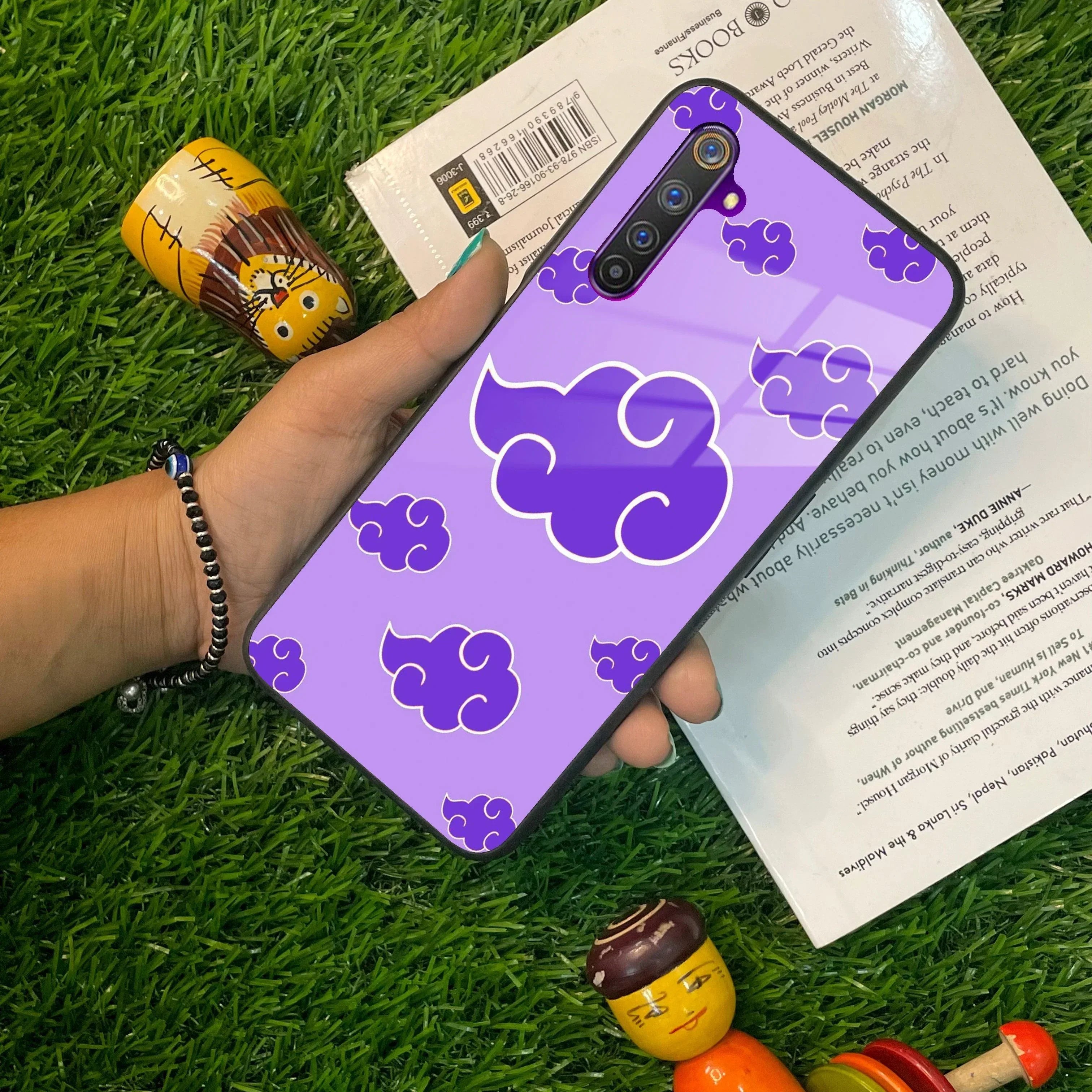 Purple Cloud Mobile Glass Phone Case Cover For Realme/Narzo - ShopOnCliQ
