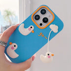 Cloudy Duck Dream Phone Case For iPhone