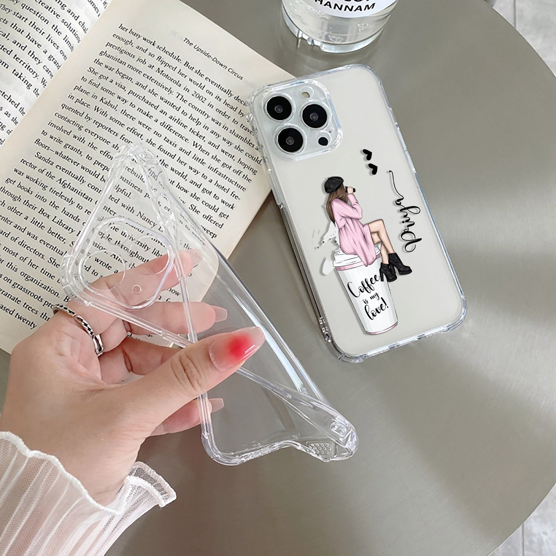 Coffee Lover Customize Transparent Silicon Case For IPhone ShopOnCliQ