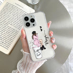 Coffee Lover Customize Transparent Silicon Case For Motorola Edge 50 Pro