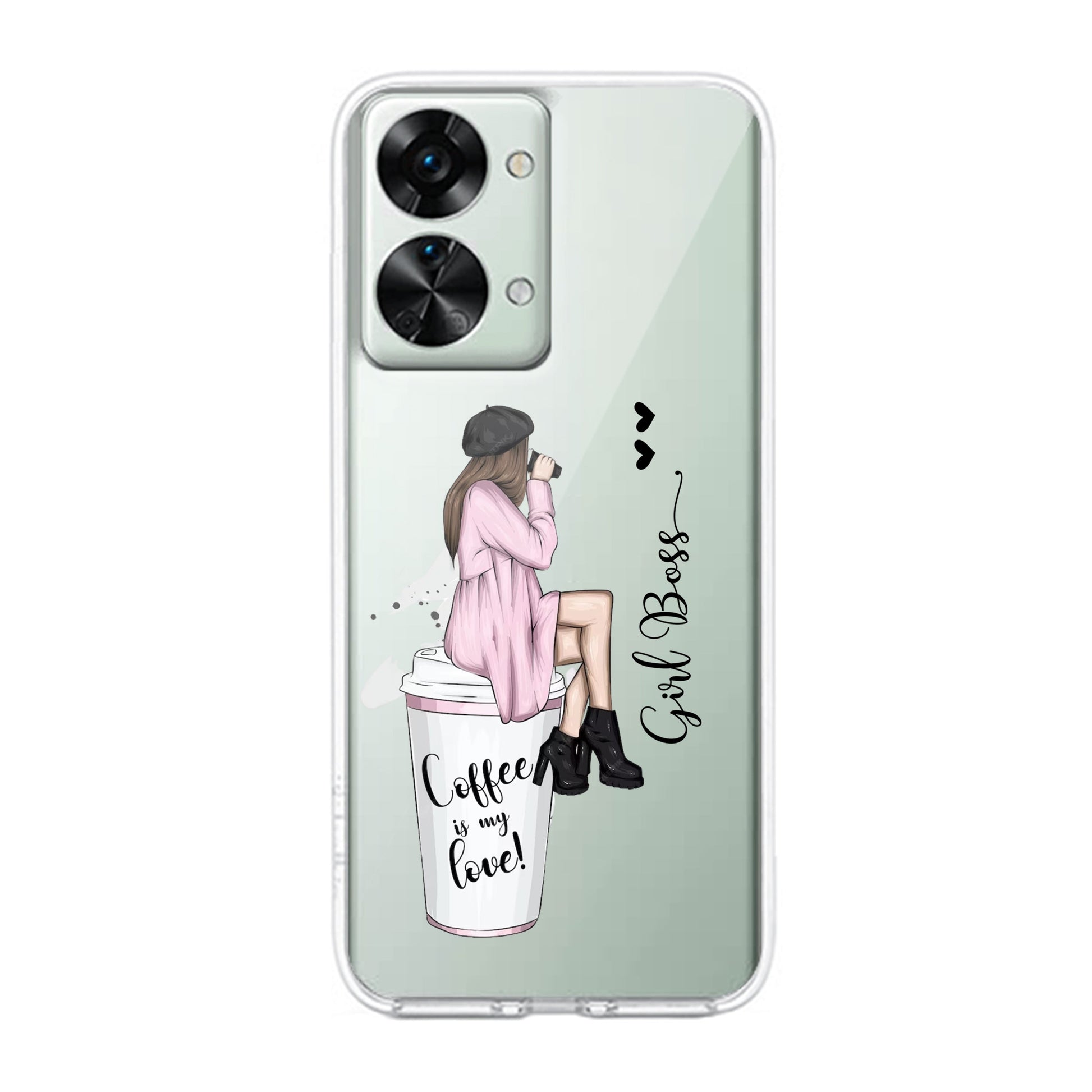 Coffee Lover Customize Transparent Silicon Case For OnePlus ShopOnCliQ