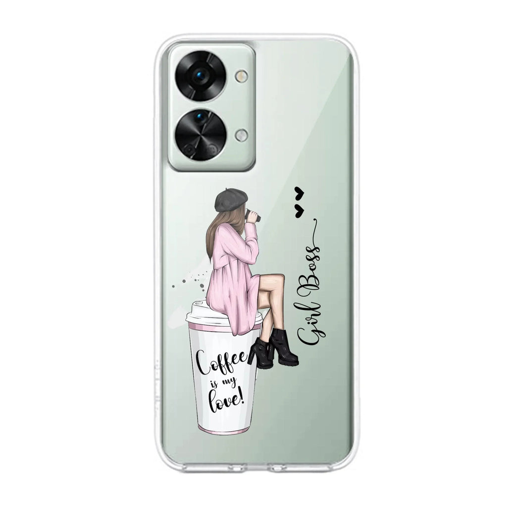 Coffee Lover Customize Transparent Silicon Case For OnePlus - ShopOnCliQ