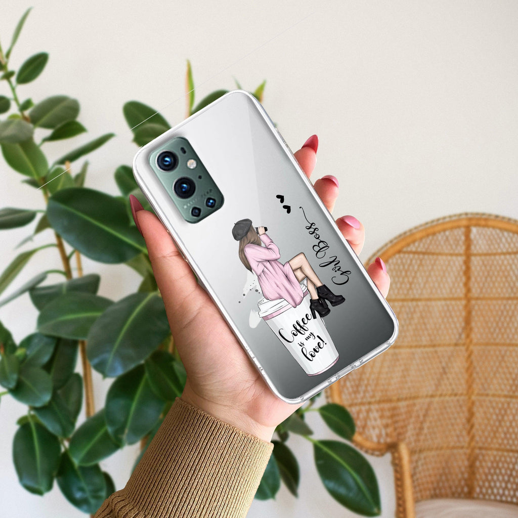 Coffee Lover Customize Transparent Silicon Case For OnePlus - ShopOnCliQ