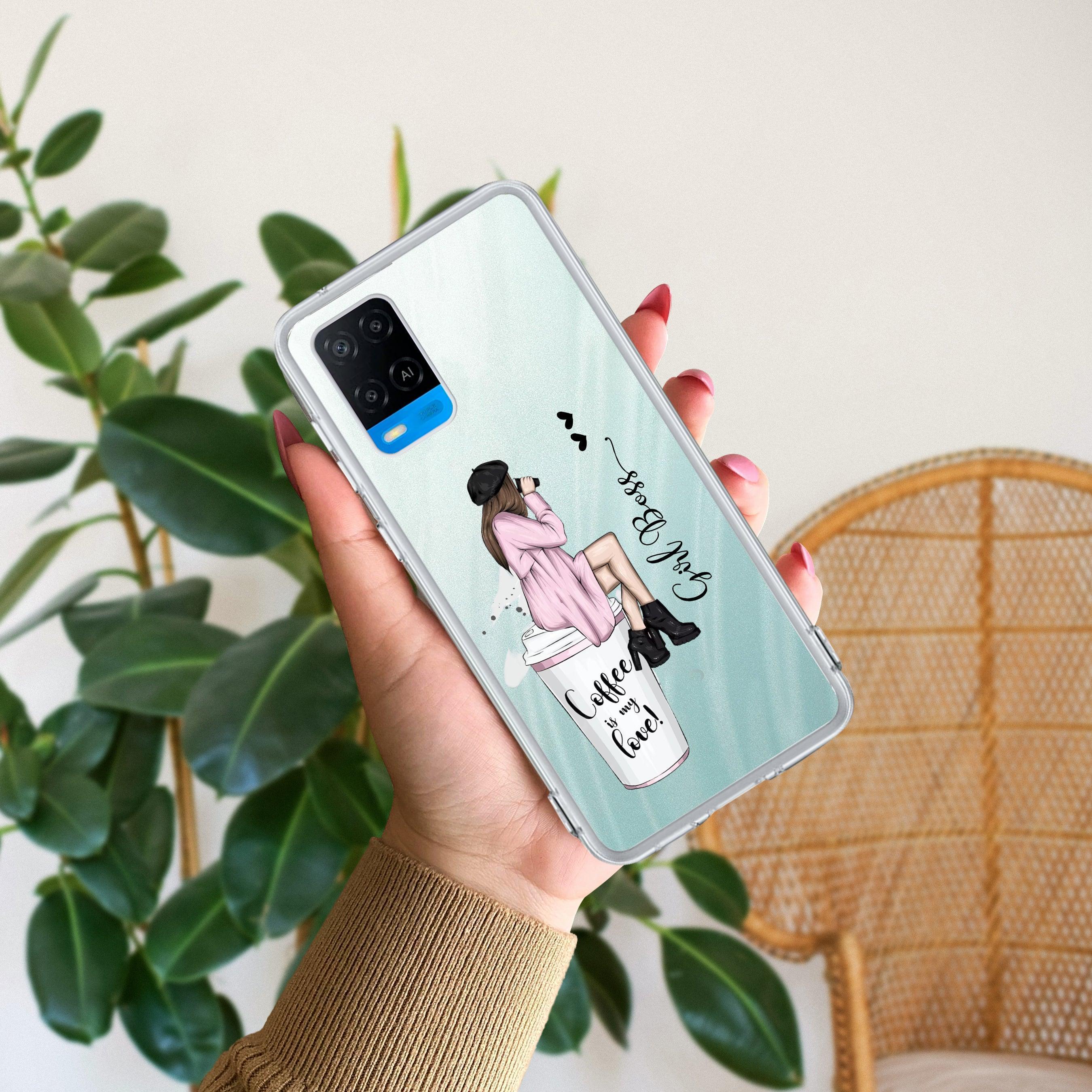 Coffee Lover Customize Anti Yellow Case For Oppo A54
