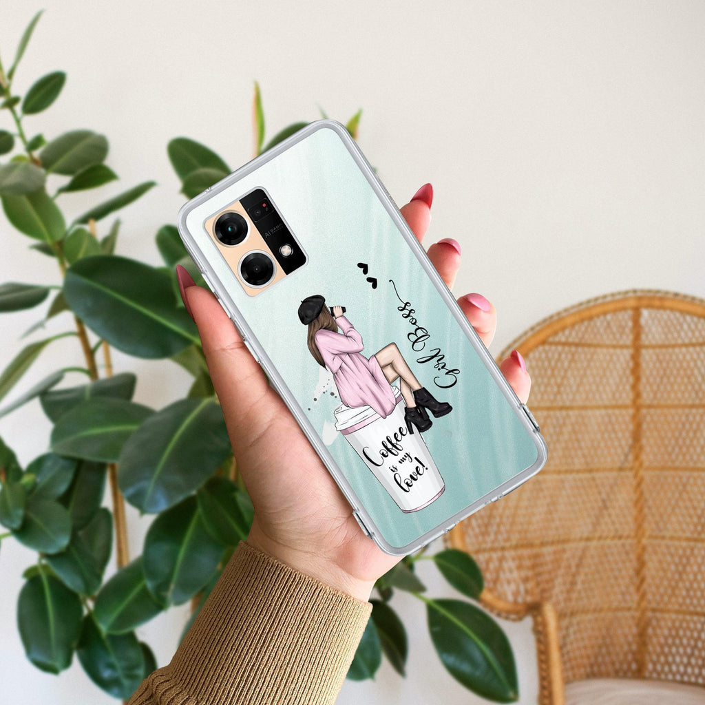 Coffee Lover Customize Anti Yellow Case For Oppo F21 Pro (4G)