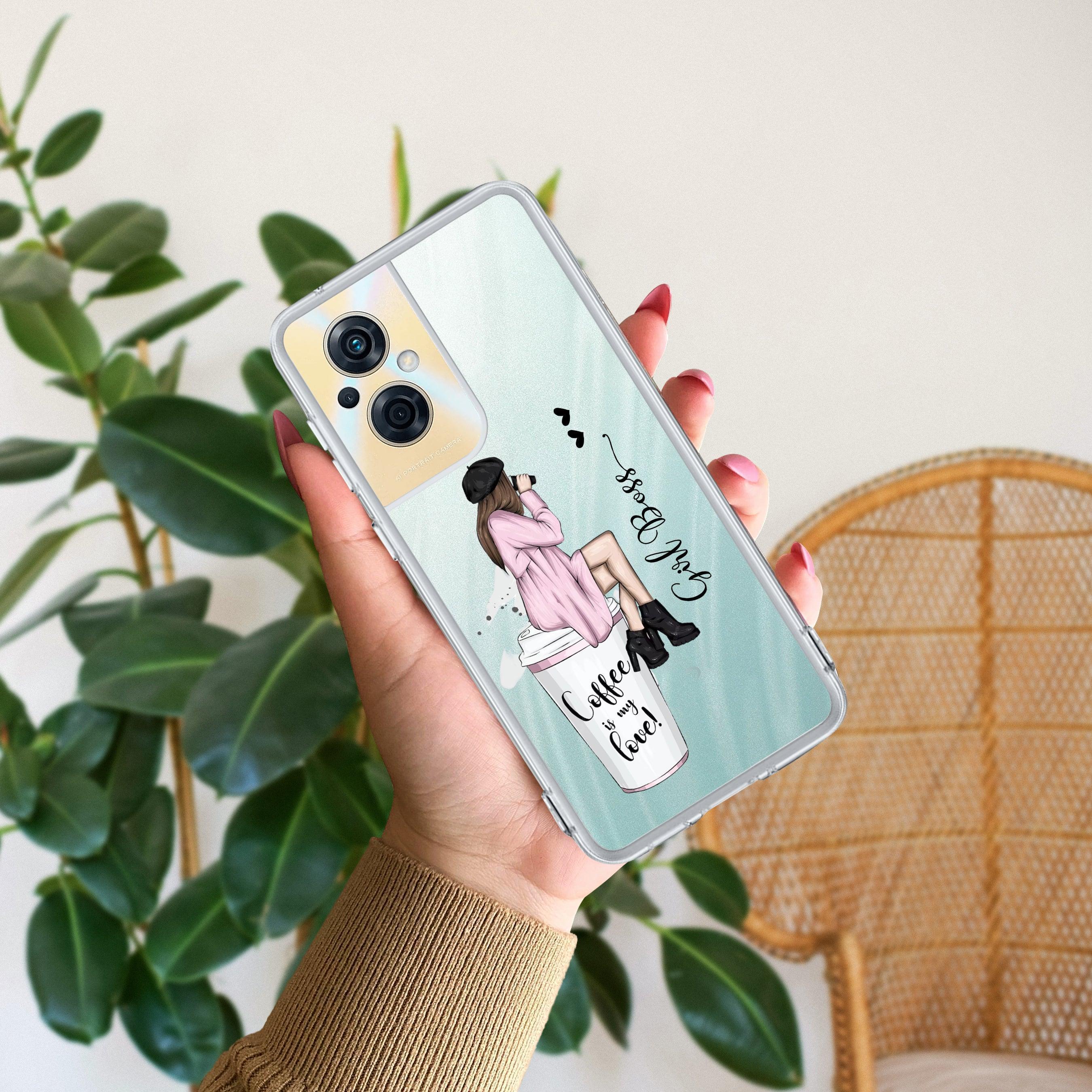 Coffee Lover Customize Anti Yellow Case For Oppo F21 Pro (5G)