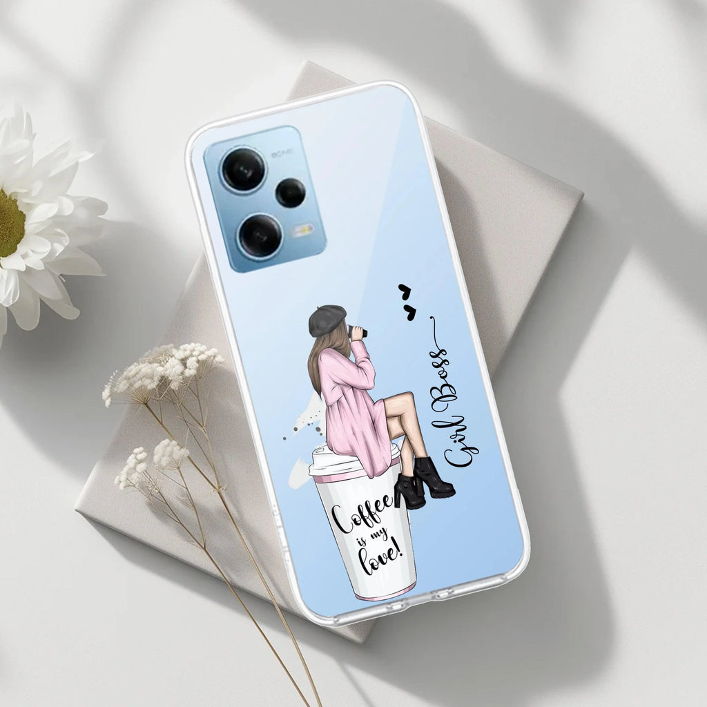 Coffee Lover Customize Transparent Silicon Case For Redmi Note 10 Pro / Redmi Note 10 Pro Max