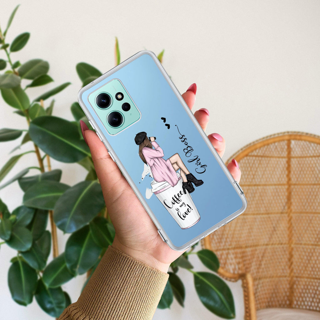 Coffee Lover Customize Transparent Silicon Case For Xiaomi 12 Pro 5G