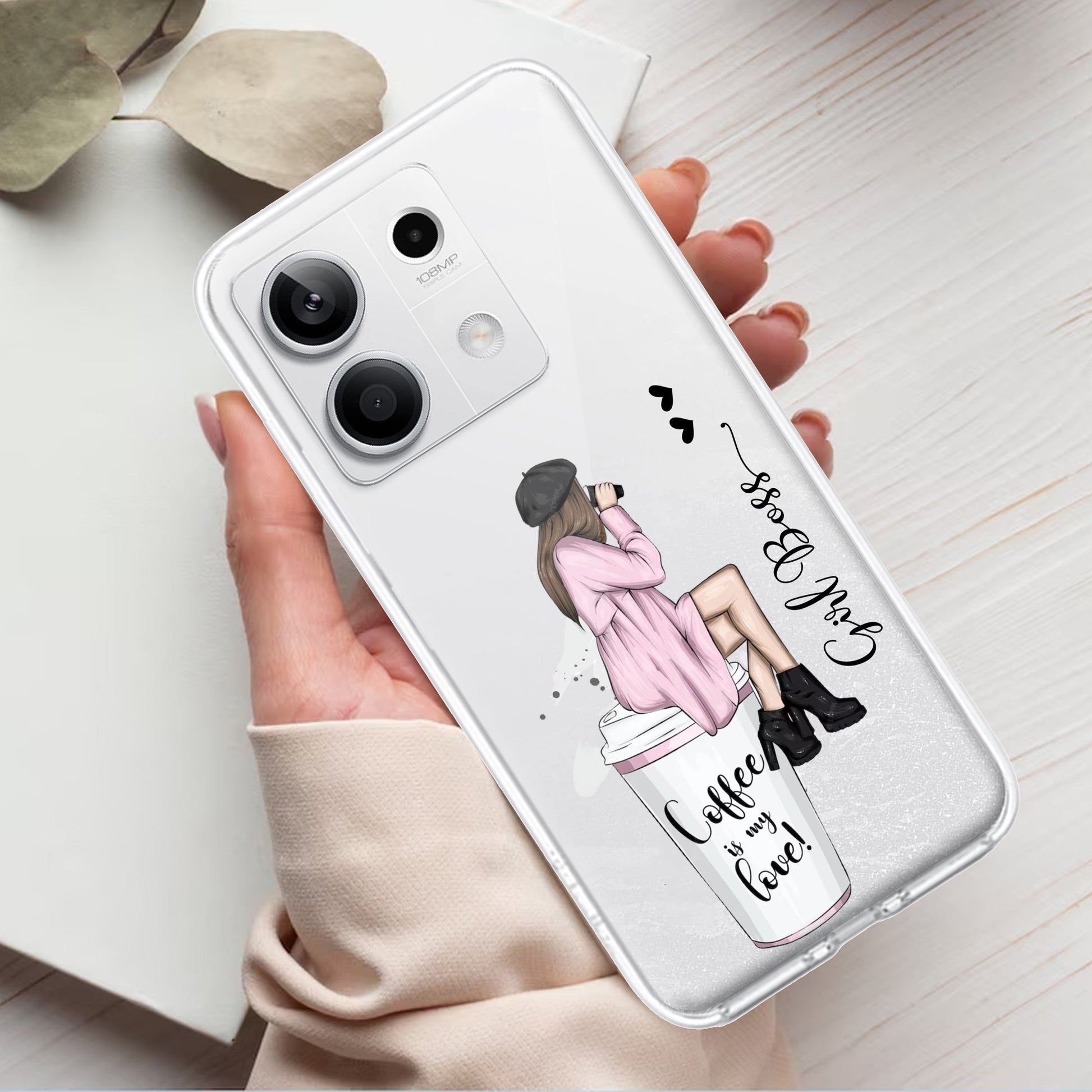 Coffee Lover Customize Transparent Silicon Case For Redmi/Xiaomi ShopOnCliQ