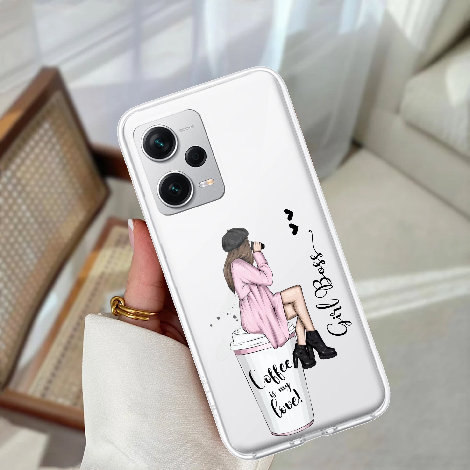 Coffee Lover Customize Transparent Silicon Case For Redmi/Xiaomi ShopOnCliQ