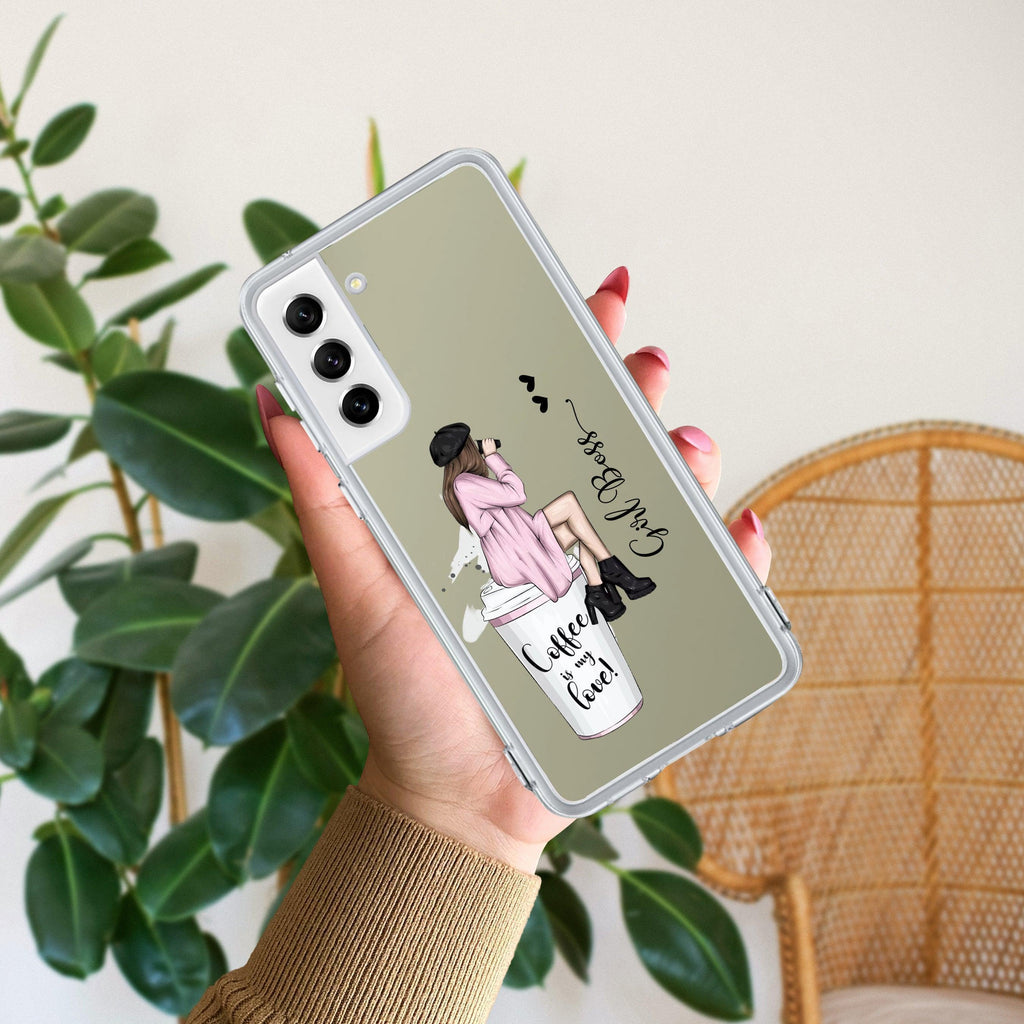 Coffee Lover Customize Transparent Silicon Case For Samsung Galaxy A52 / Samsung Galaxy A52s