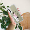 Coffee Lover Customize Transparent Silicon Case For Samsung Galaxy S22 5G