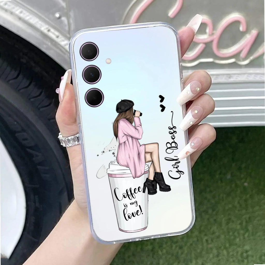 Coffee Lover Customize Anti Yellow Case For Samsung Galaxy M16 5G