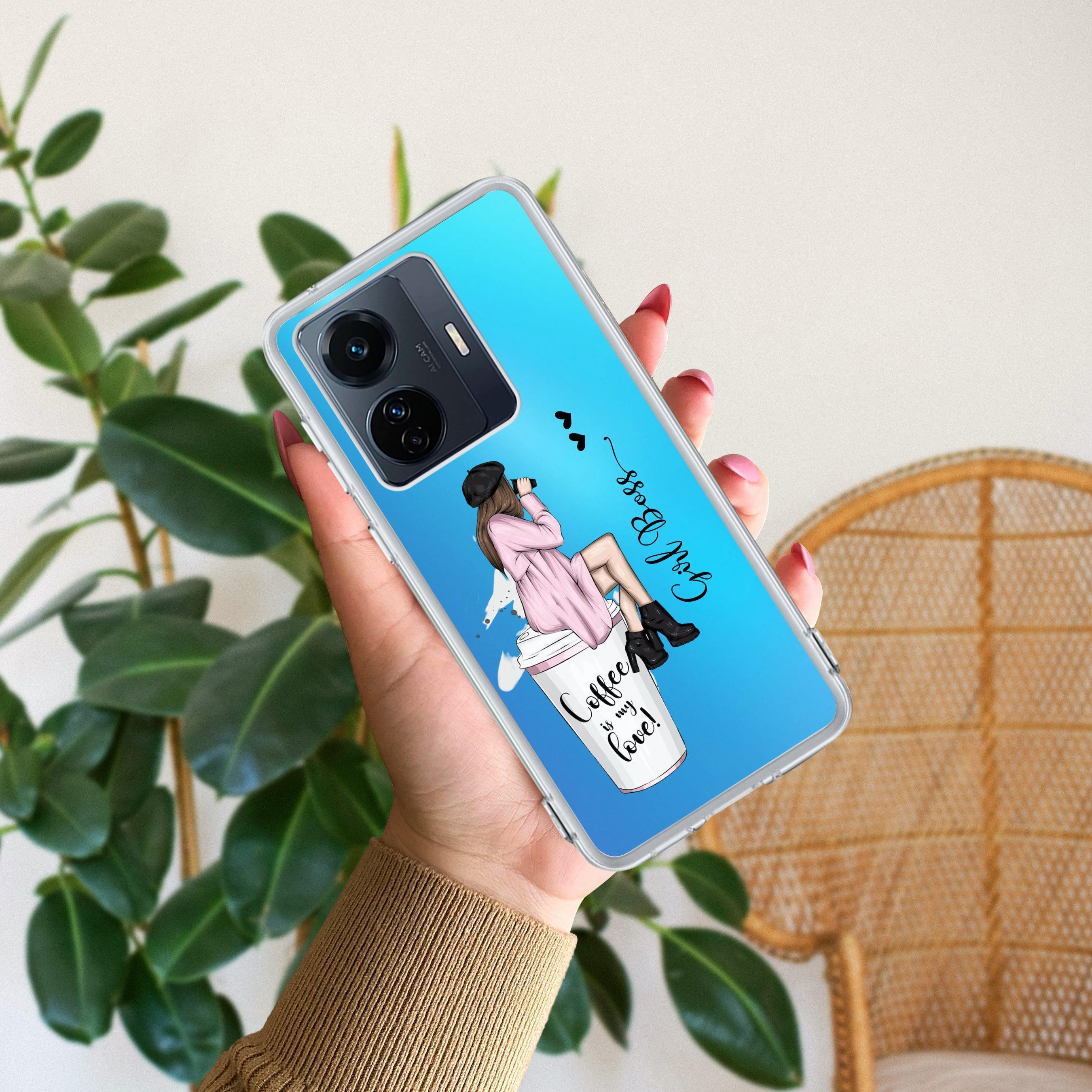 Coffee Lover Customize Transparent Silicon Case For Vivo Y300 5G