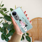 Coffee Lover Customize Transparent Silicon Case For Vivo T1 5G
