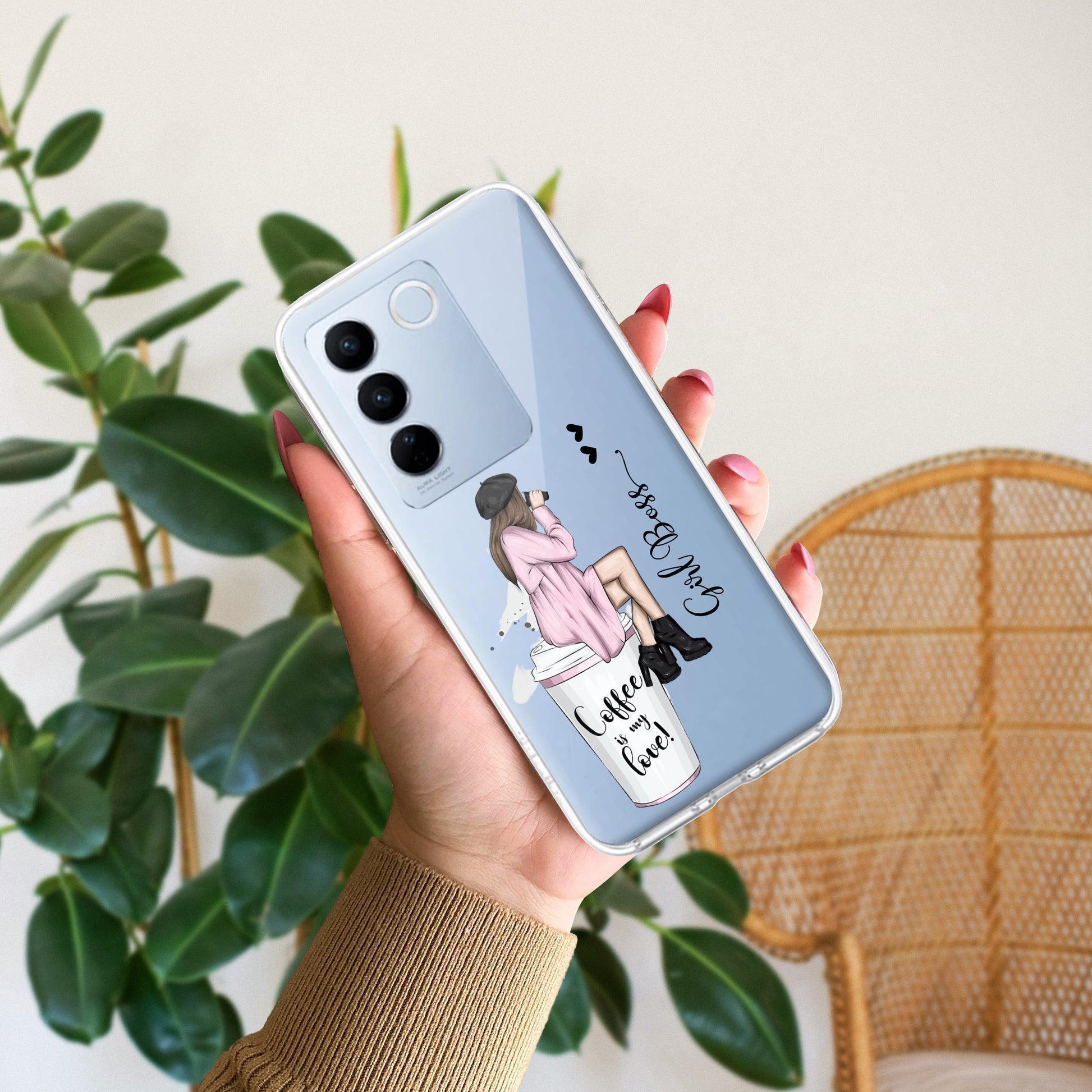 Coffee Lover Customize Transparent Silicon Case For Vivo ShopOnCliQ