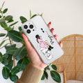Coffee Lover Customize Anti Yellow Clear Case For iPhone 13 Pro Max
