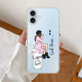 Coffee Lover Customize Anti Yellow Clear Case For iPhone 17