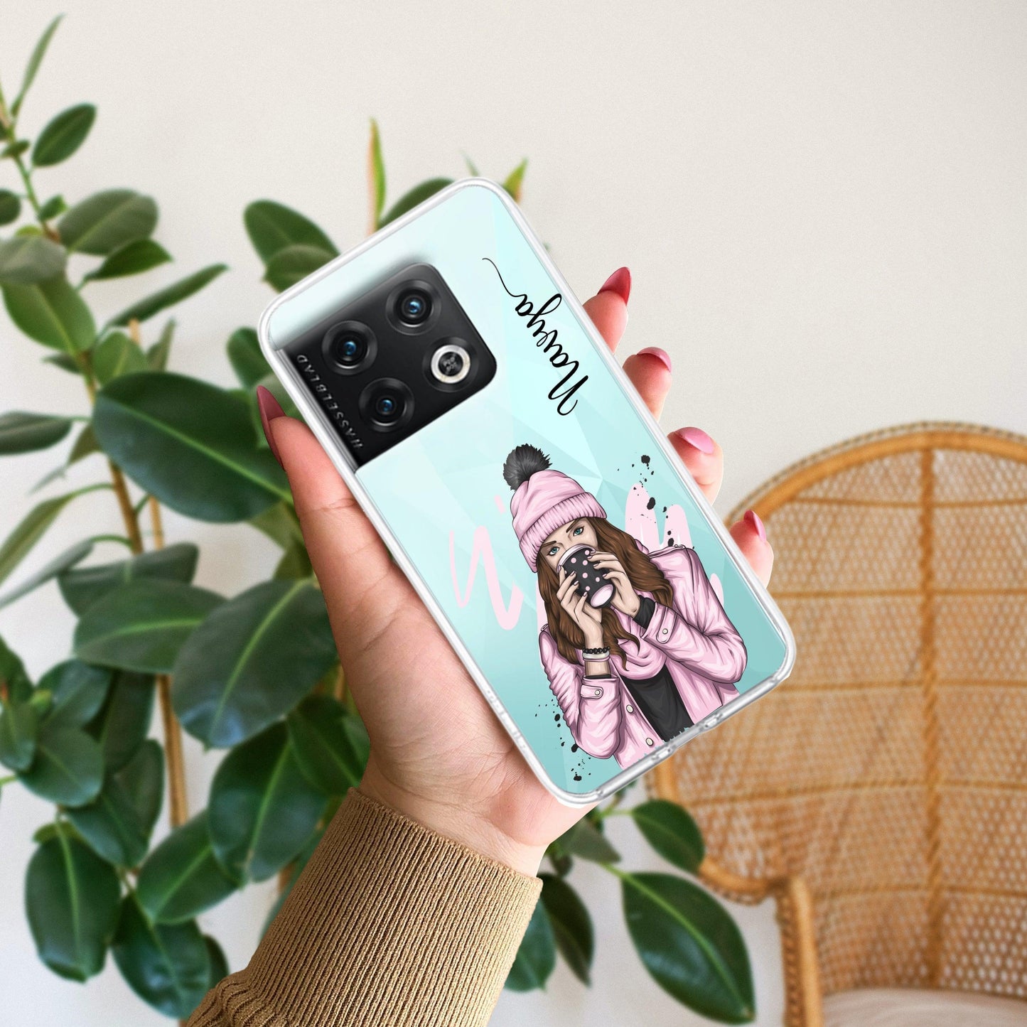 Coffee Time Customize Transparent Silicon Case For OnePlus