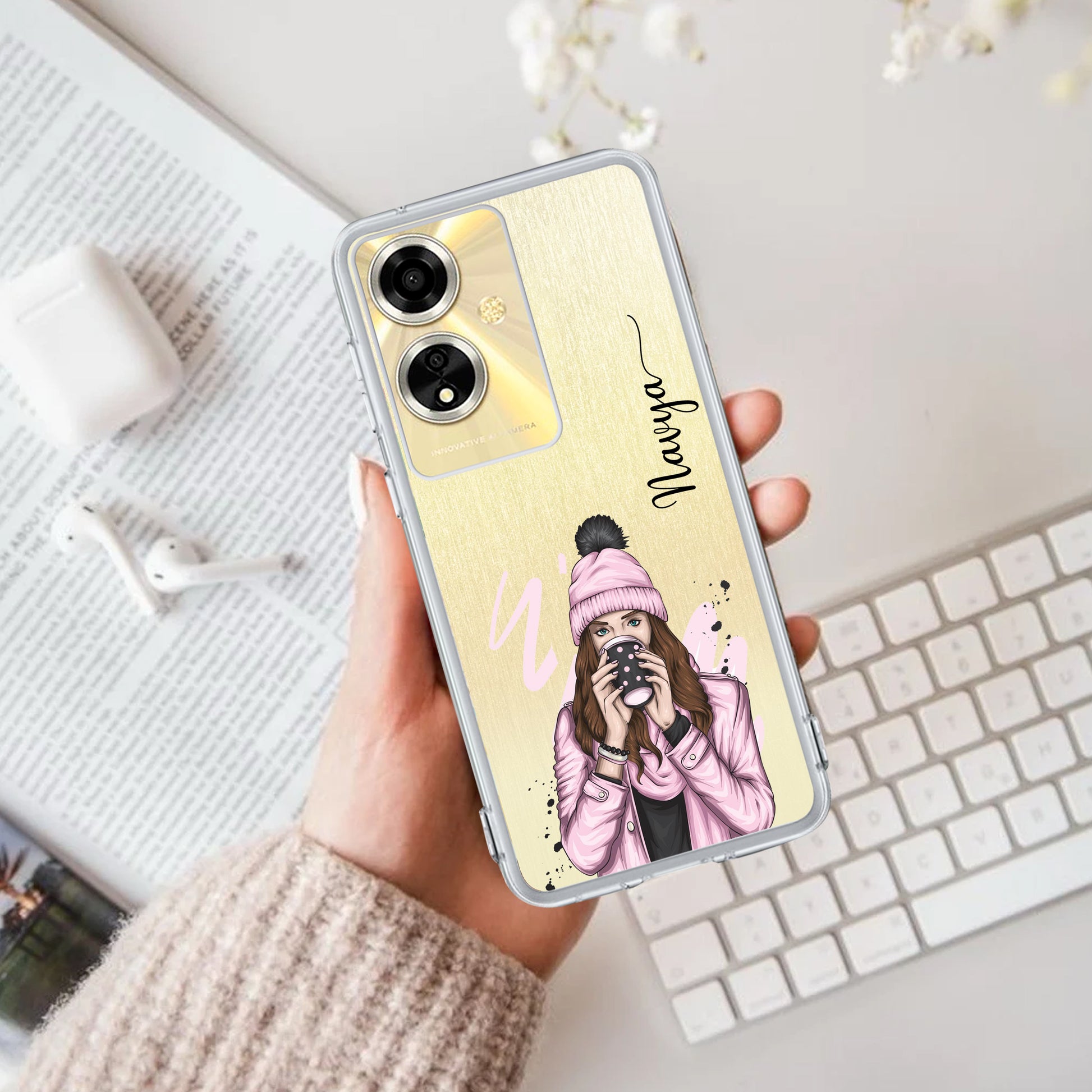 Coffee Time Customize Transparent Silicon Case For Oppo ShopOnCliQ