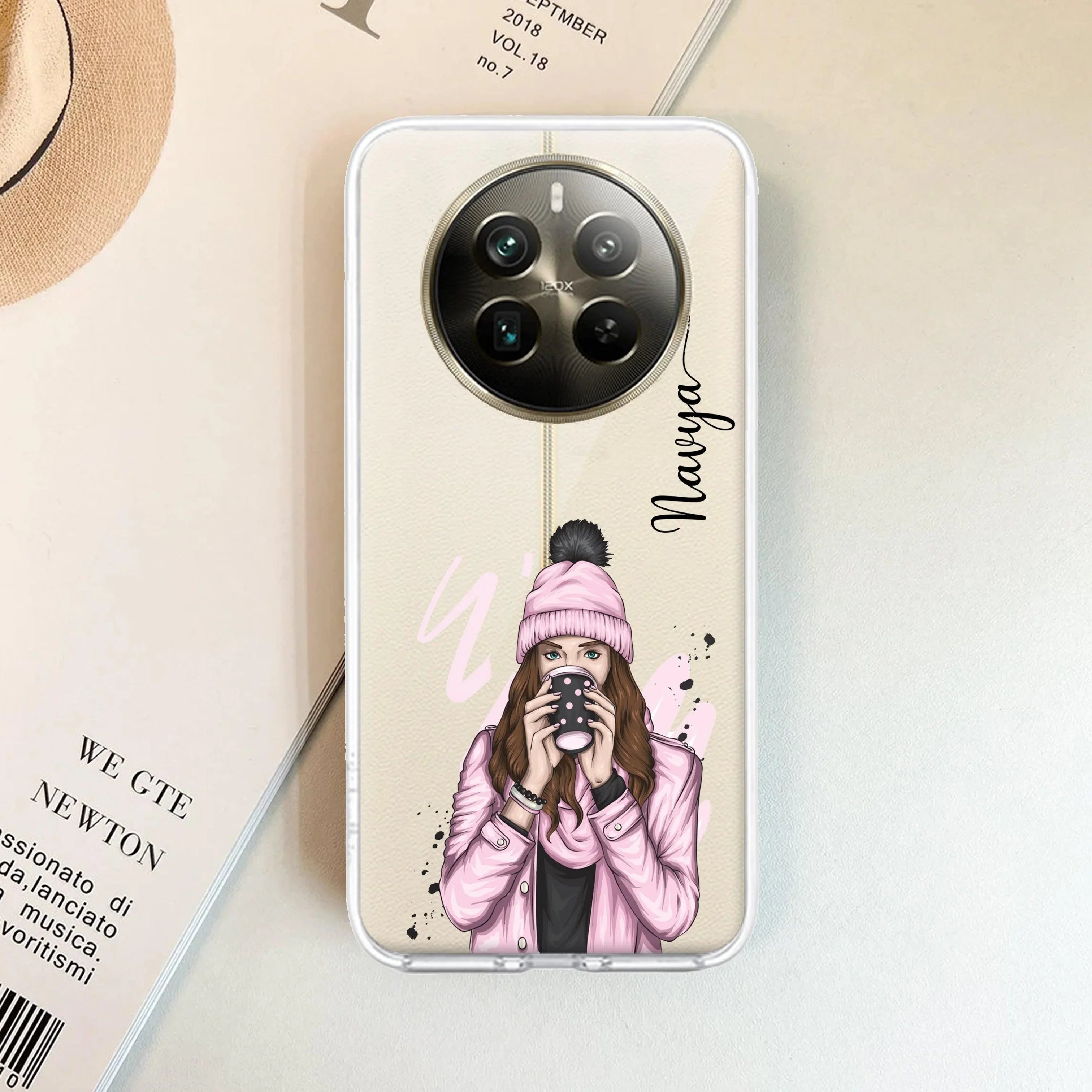 Coffee Time Customize Transparent Silicon Case For Realme 8i / Realme Narzo 50