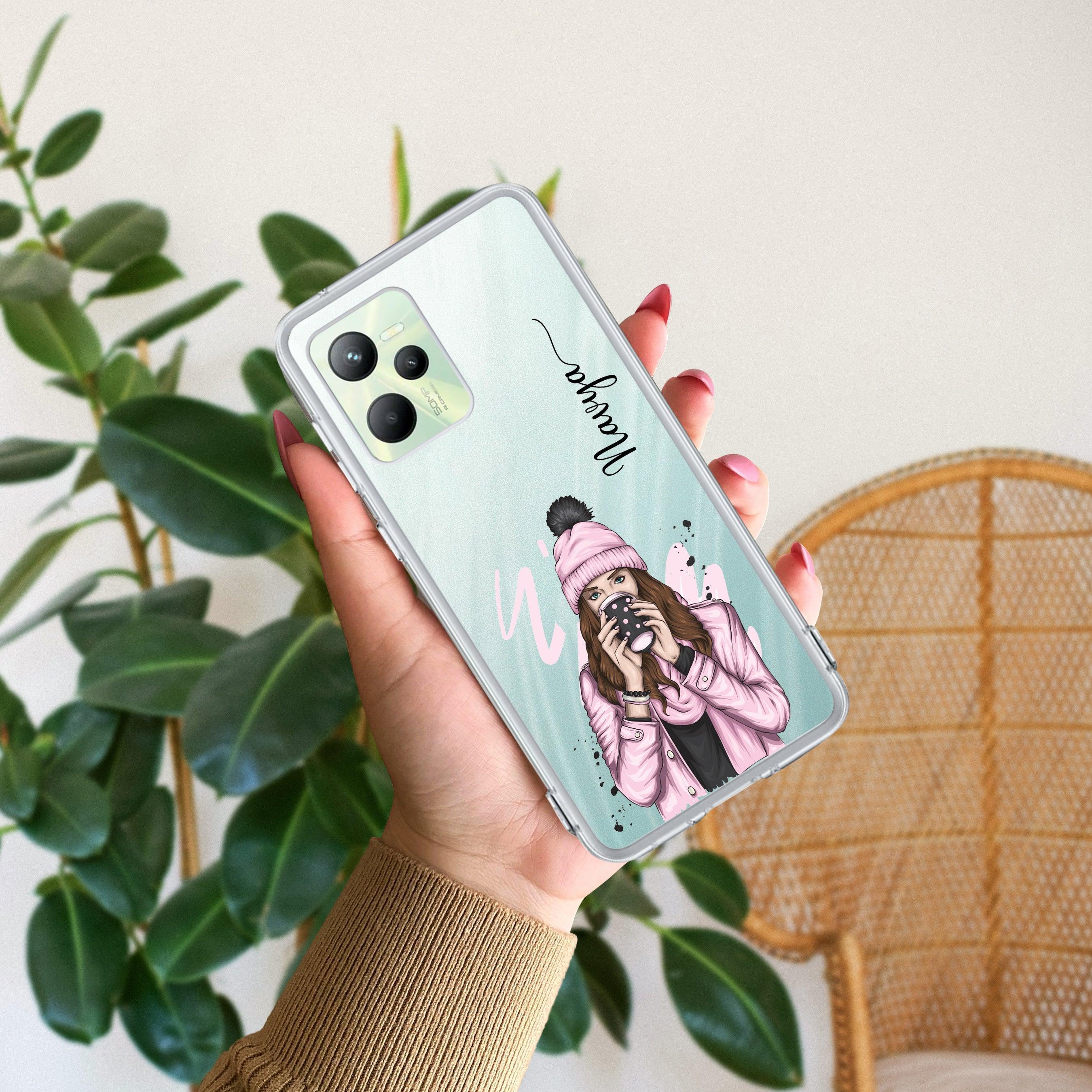 Coffee Time Customize Anti Yelllow Case For Realme C35 / Realme Narzo 50A Prime
