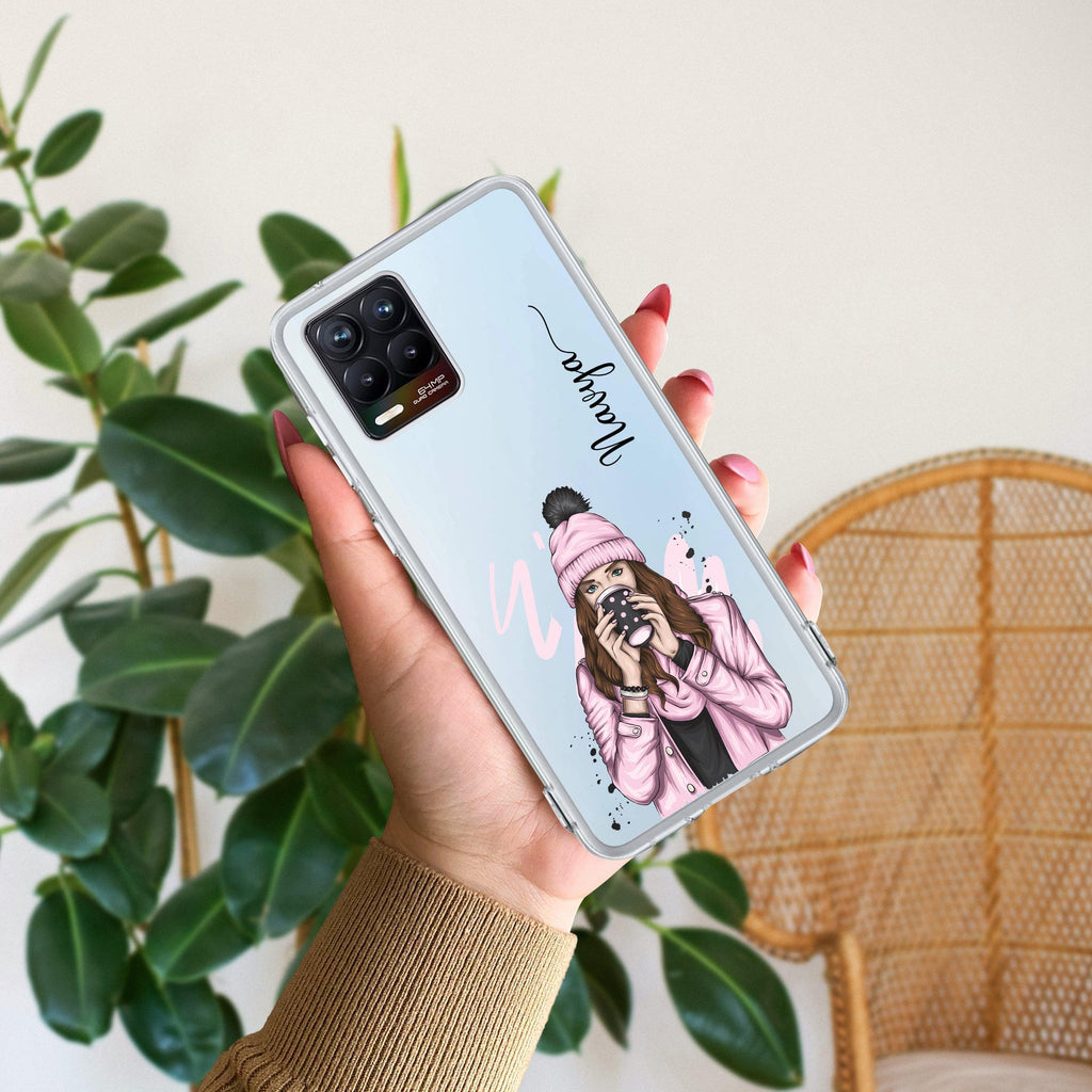 Coffee Time Customize Anti Yelllow Case For Realme 8 4G / Realme 8 Pro