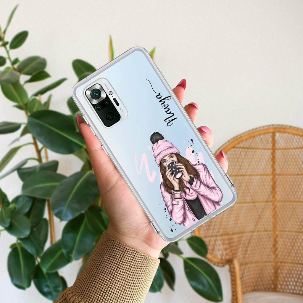 Coffee Time Customize Transparent Silicon Case For Redmi Note 11T 5G