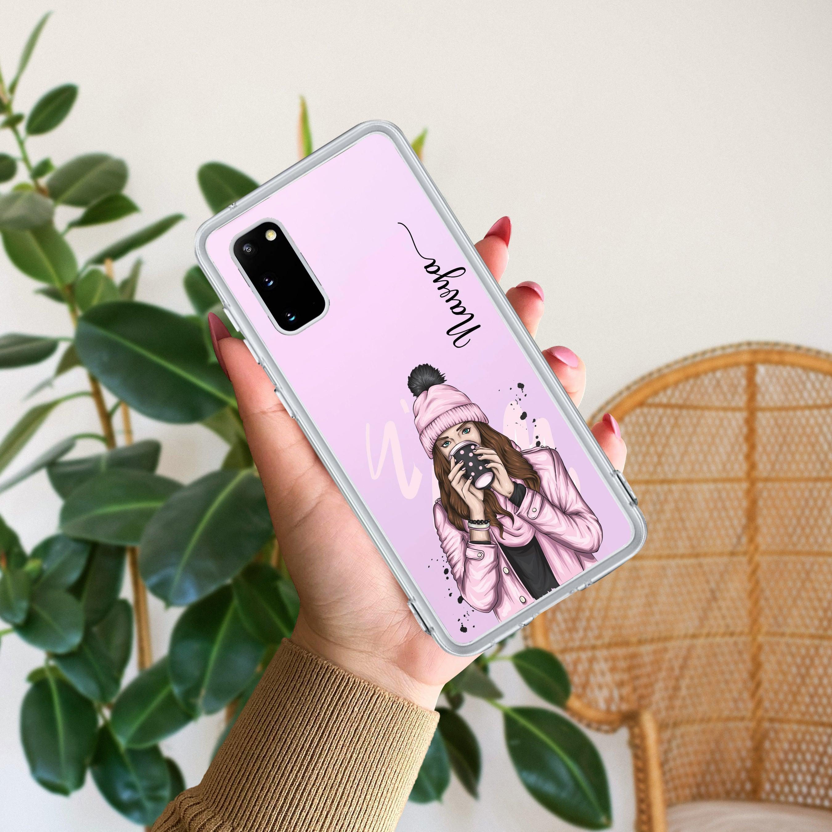 Coffee Time Customize Transparent Silicon Case For Samsung