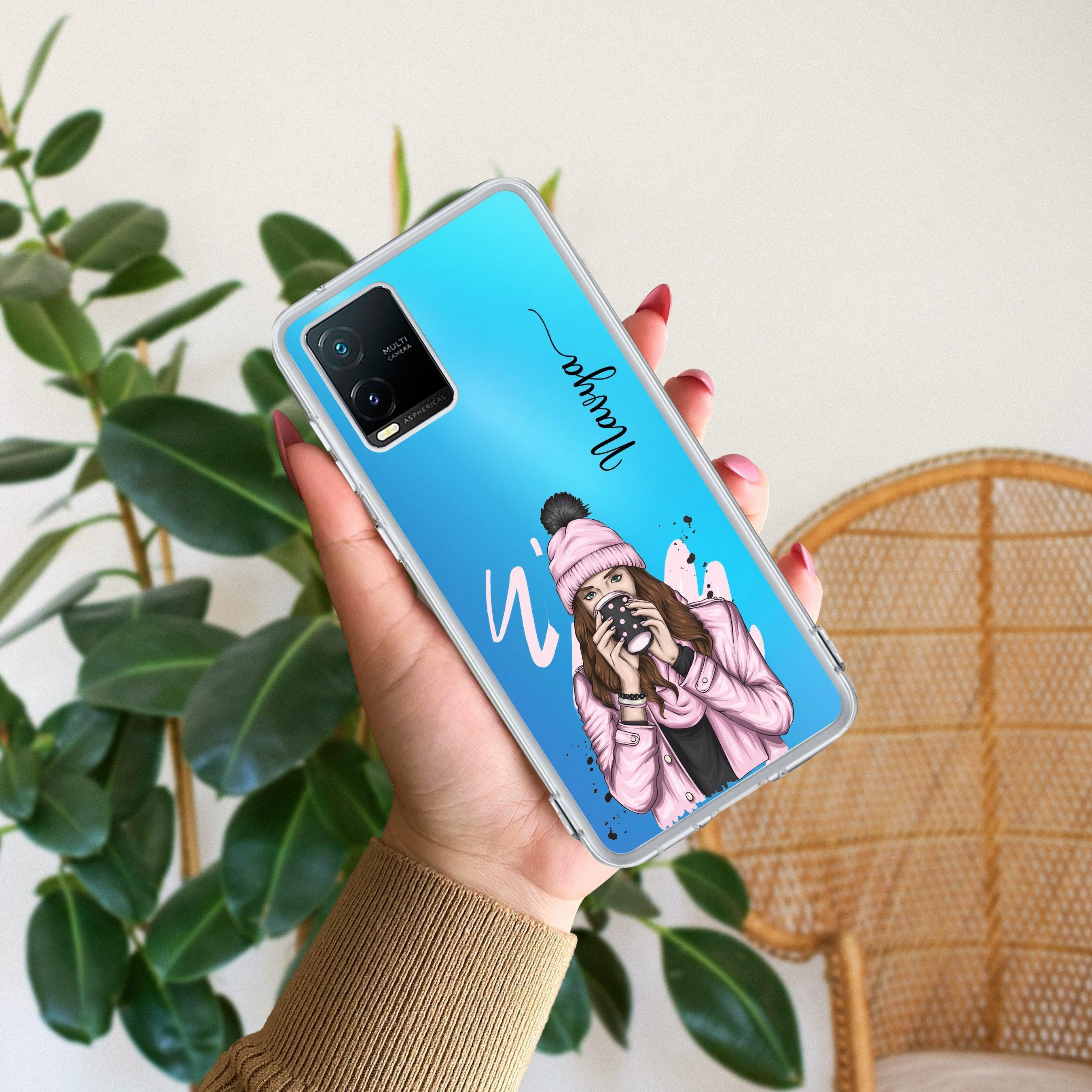 Coffee Time Customize Transparent Silicon Case For Vivo V29E 5G