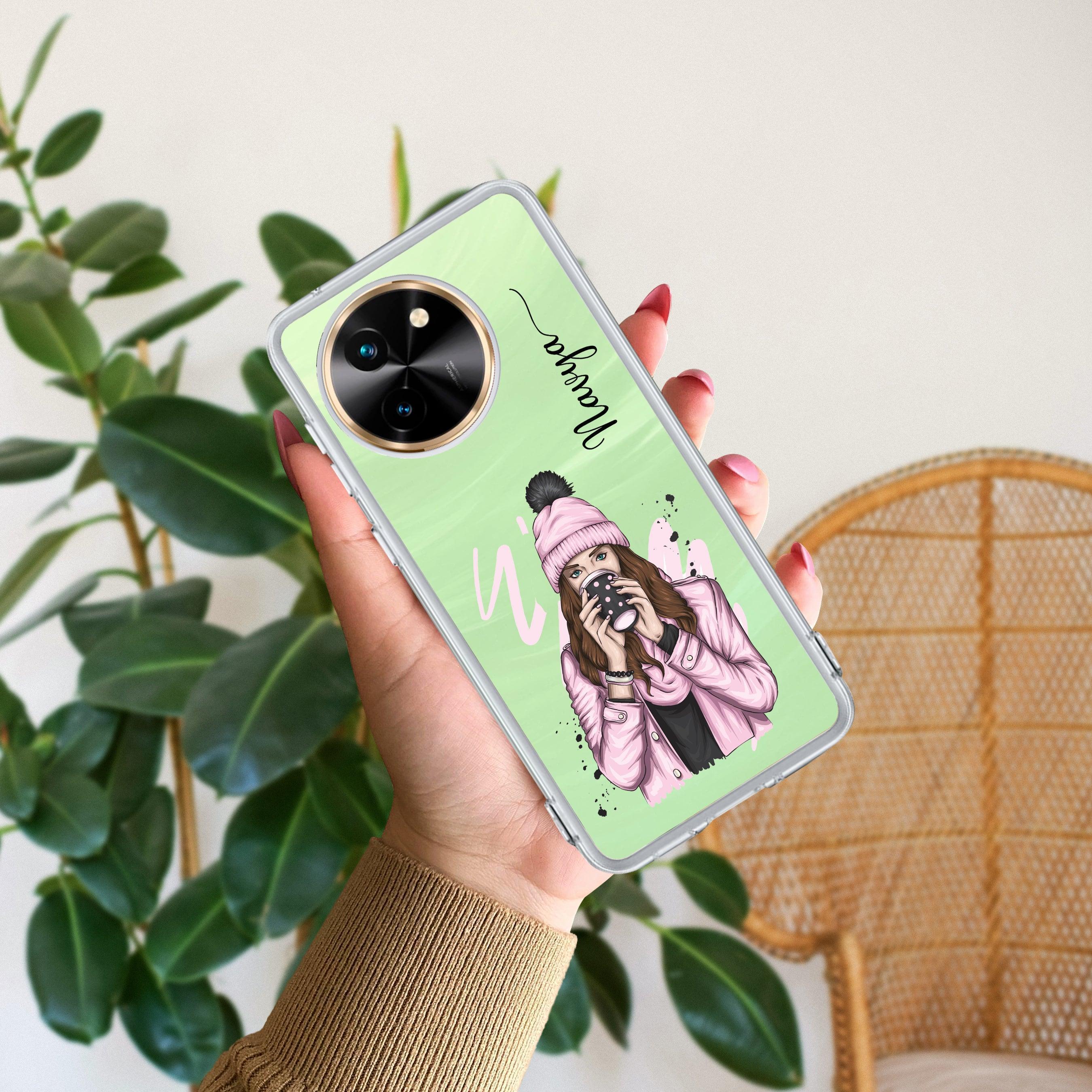 Coffee Time Customize Transparent Silicon Case For Vivo T2 5G
