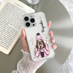 Coffee Time Customize Anti Yellow Clear Case For iPhone 13 Pro Max