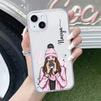 Coffee Time Customize Transparent Silicon Case For iPhone 13 Mini