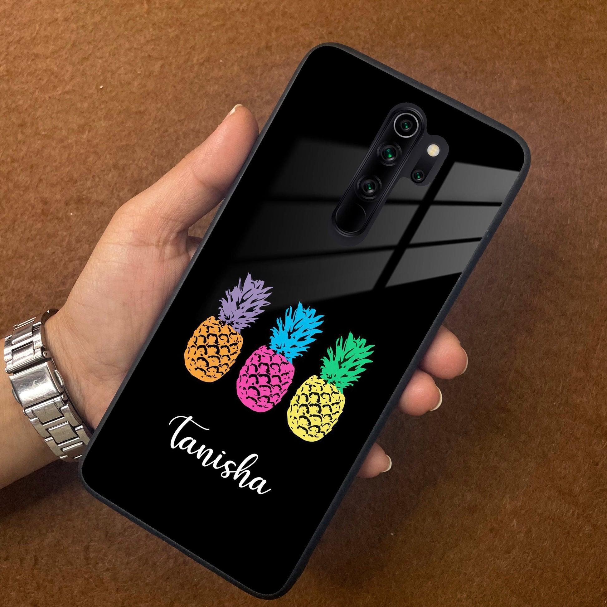 Colorful Pineapple Glass Case Cover For Redmi/Xiaomi ShopOnCliQ