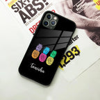 Colorful Pineapple Glass Case Cover For iPhone - ShopOnCliQ
