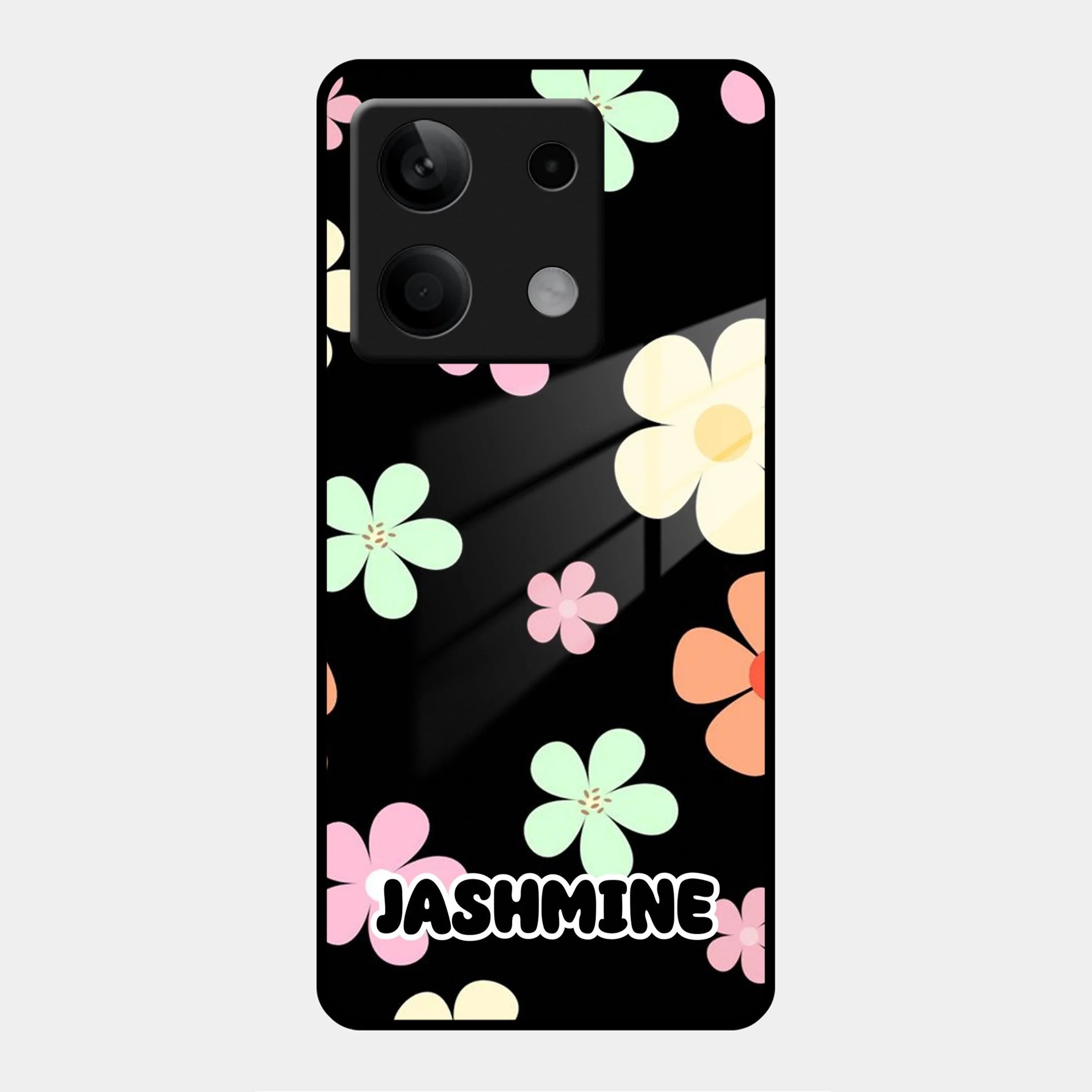 Colorfull Daisy Floral Glass Case Cover For Poco - ShopOnCliQ