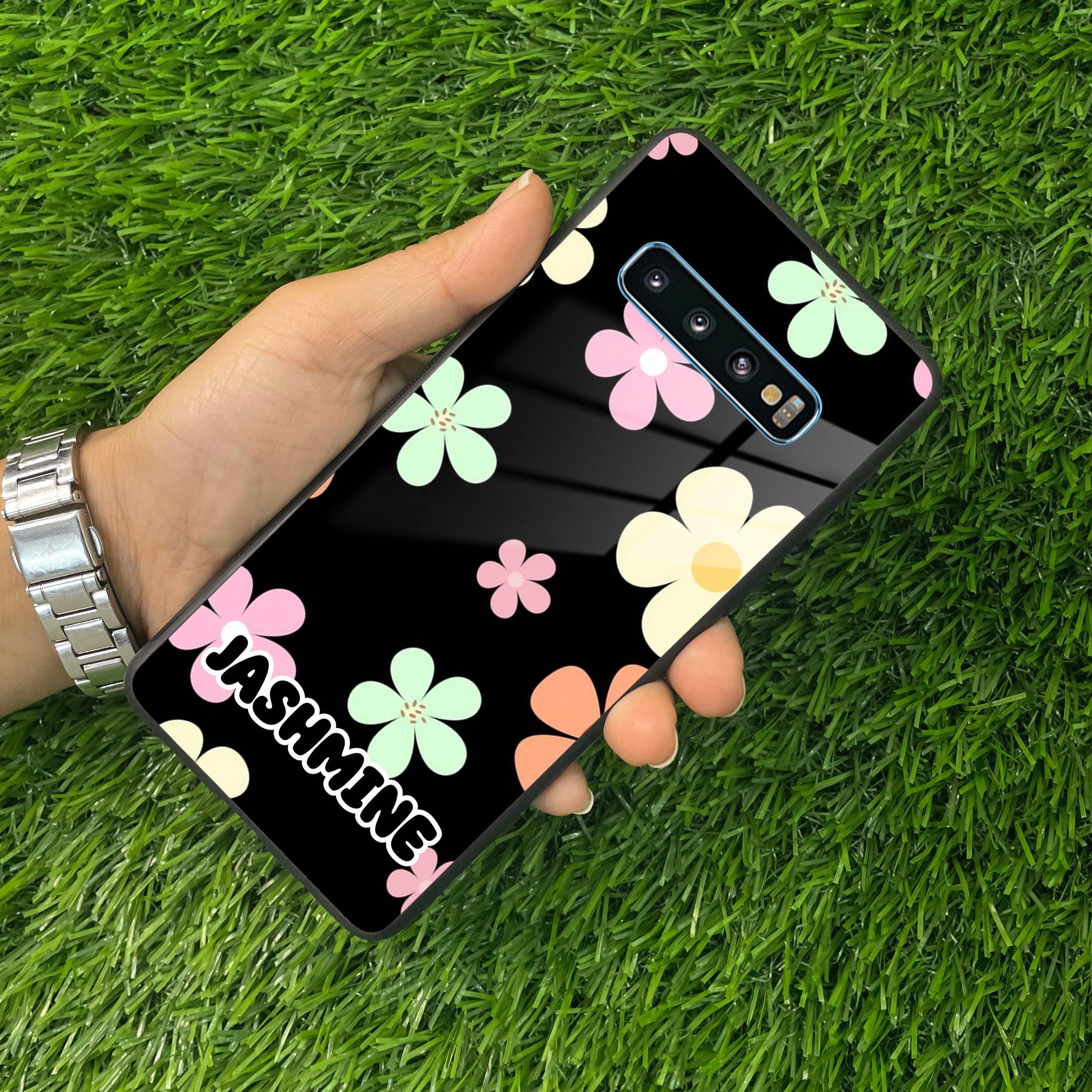 Colorfull Daisy Floral Glass Case Cover For Samsung - ShopOnCliQ
