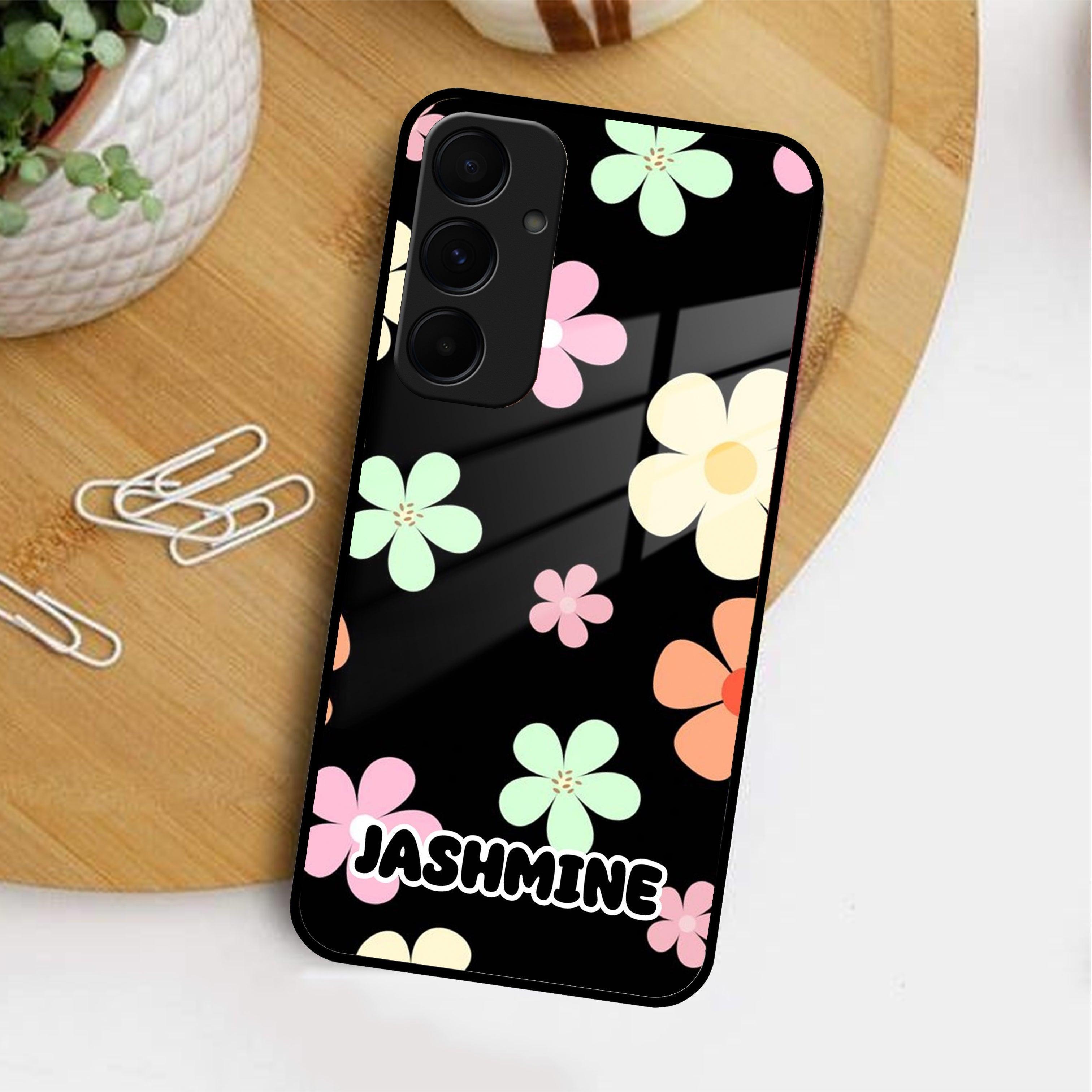 Colorfull Daisy Floral Glass Case Cover For Samsung - ShopOnCliQ