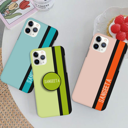 Colorfull Strip Customize Name Printed Matte Phone Case Cover ShopOnCliQ