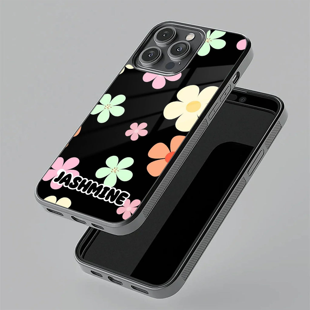 Colorfull Daisy Floral Glass Case Cover For Motorola - ShopOnCliQ